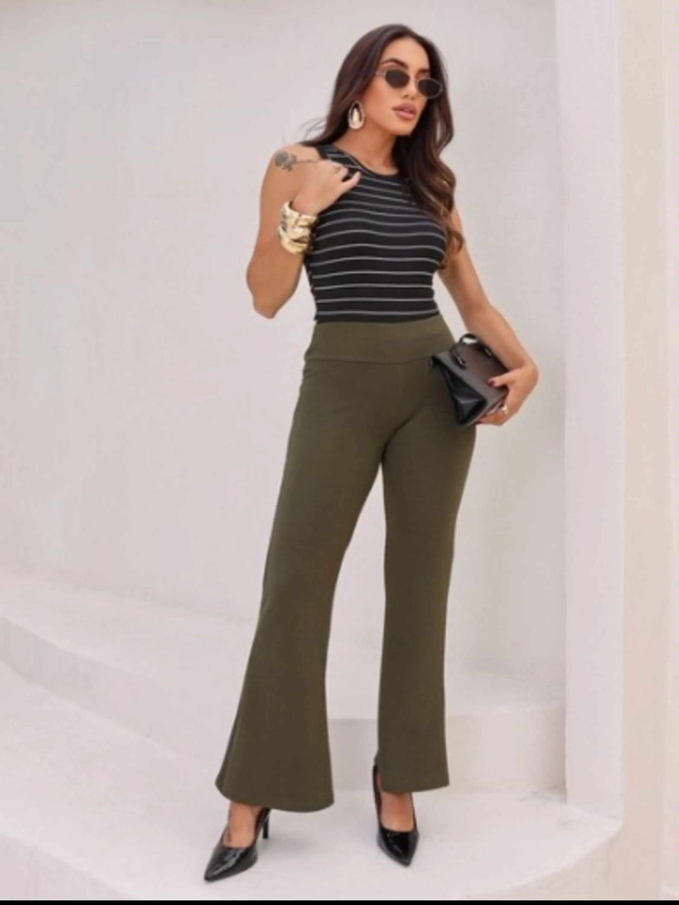 Calça Crepe