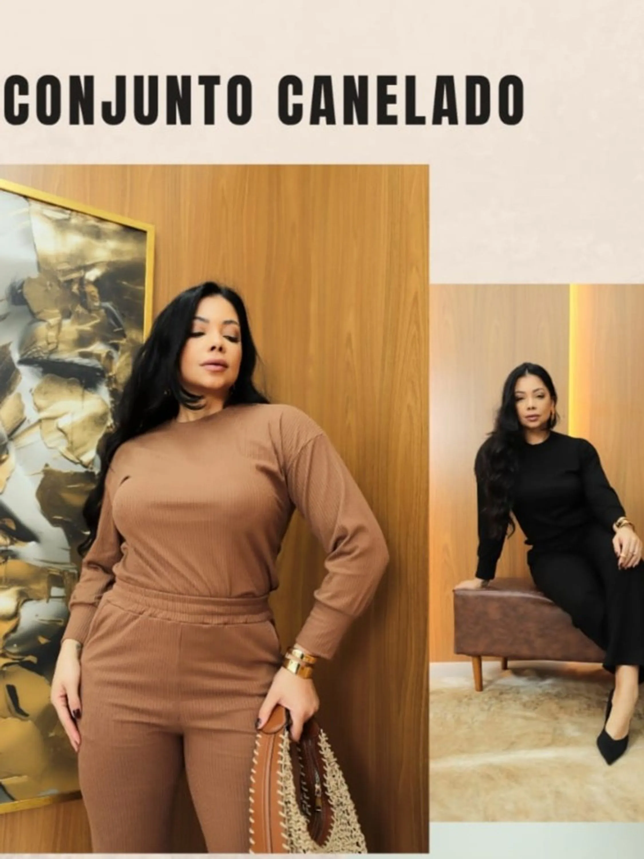 Conjunto Canelado
