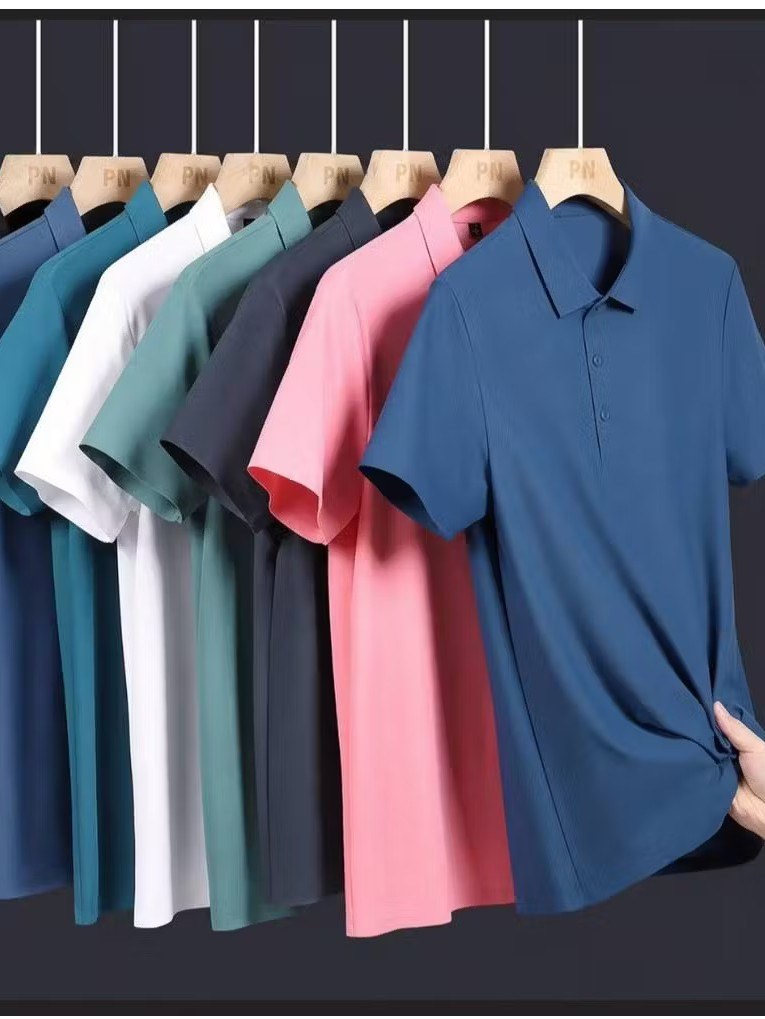 Camiseta Polo Tecnológica Leve Dry Fit Masculina Casual
