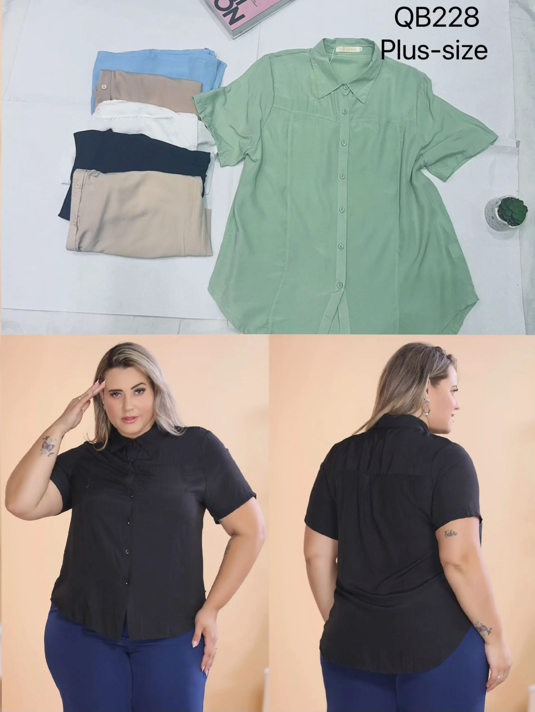 Blusa plus size QB228