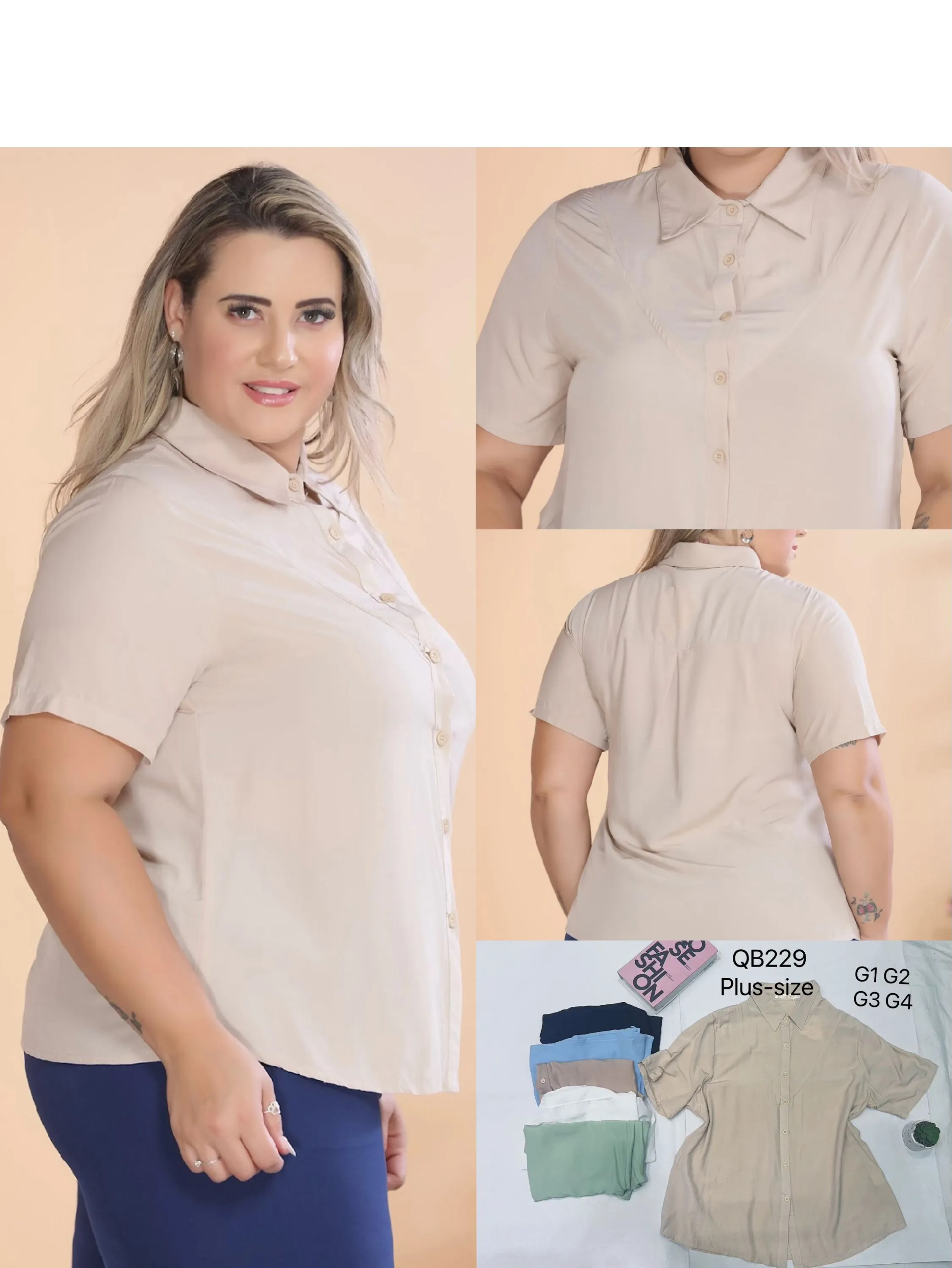 Blusa plus size QB229