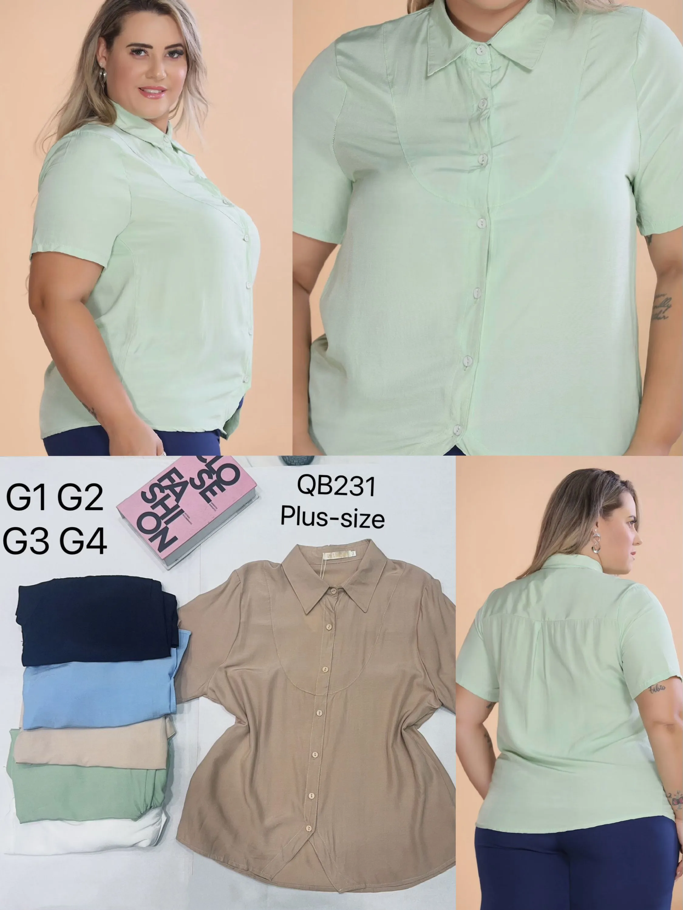 Blusa plus size QB231