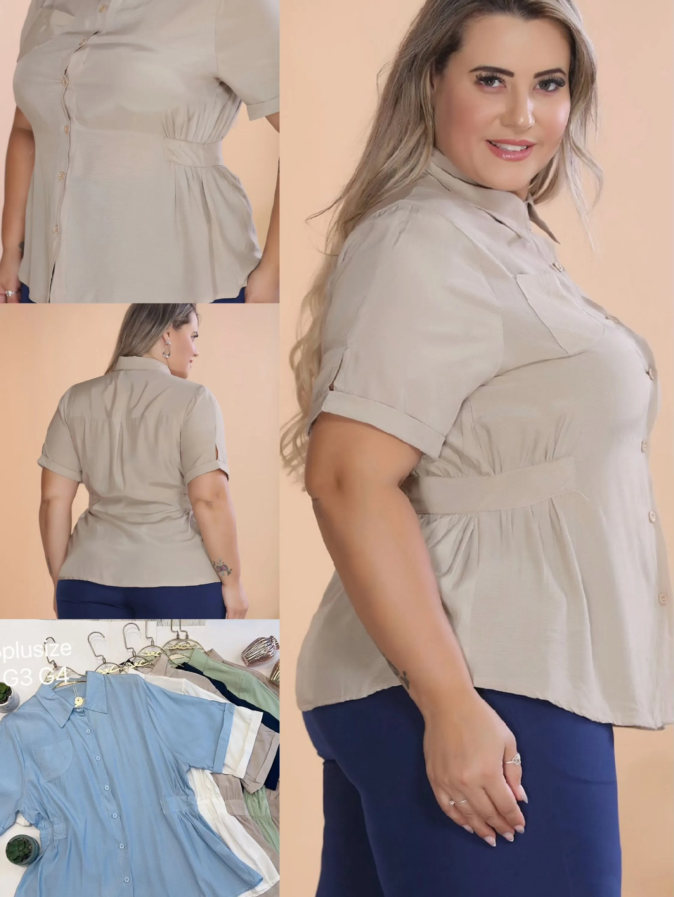 Blusa plus size QB225