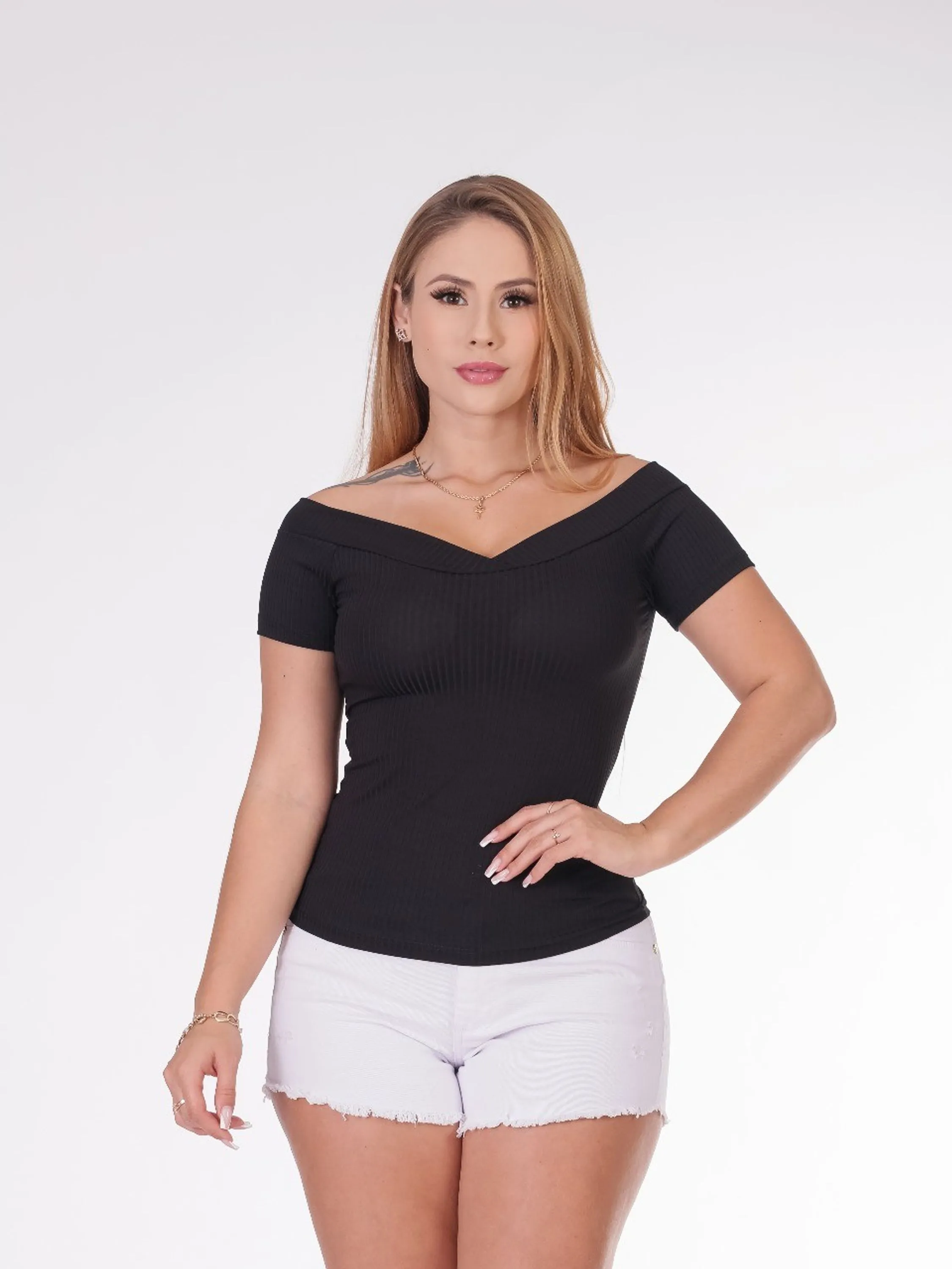 REF 510 BLUSA FEMININA CANELADO SEM BOJO