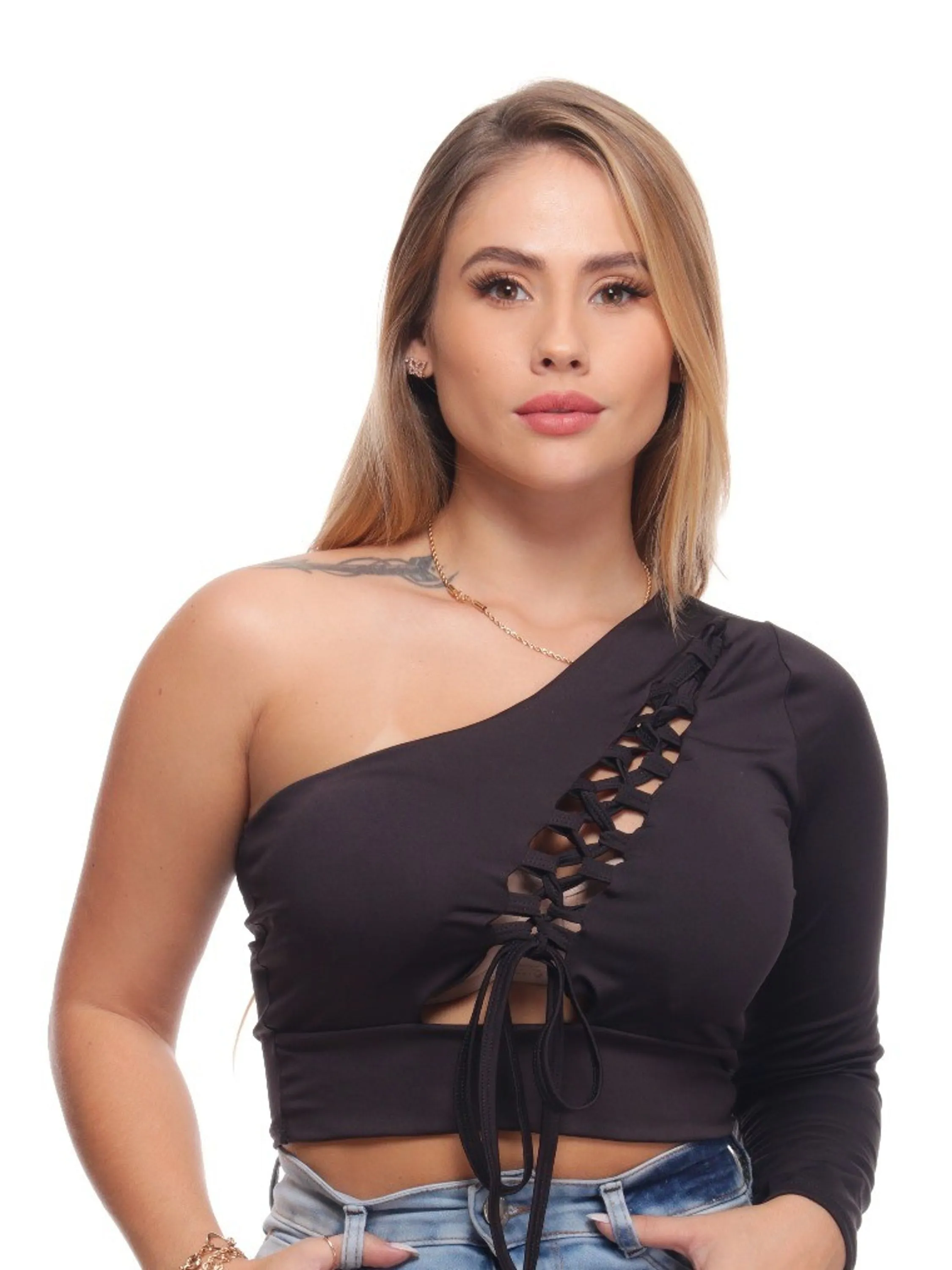 REF 720 CROPPED FEMININA SUFLEX MANGA LONGA