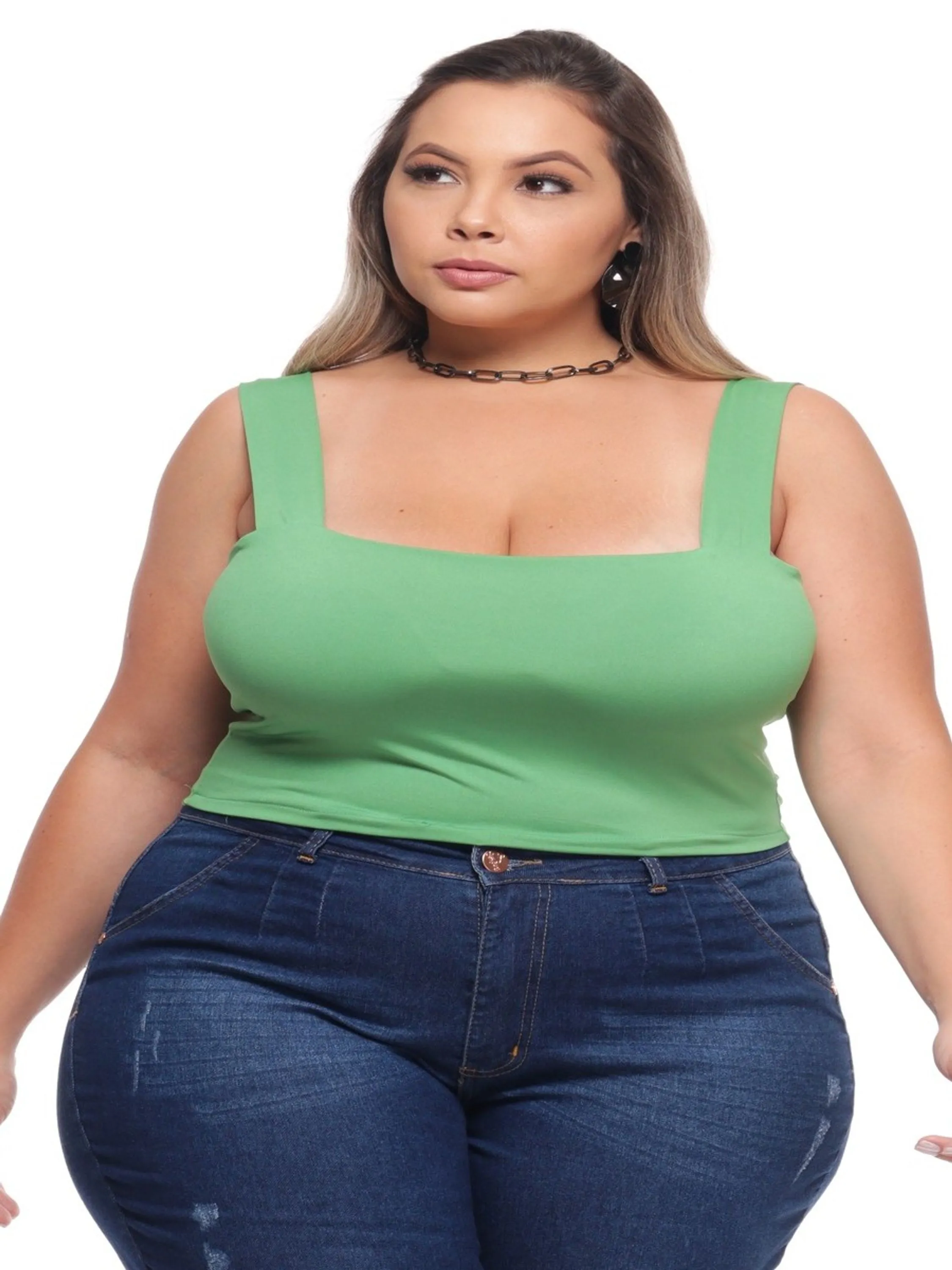 REF 130 CROPPED FEMININA SUFLEX PLUS SIZE