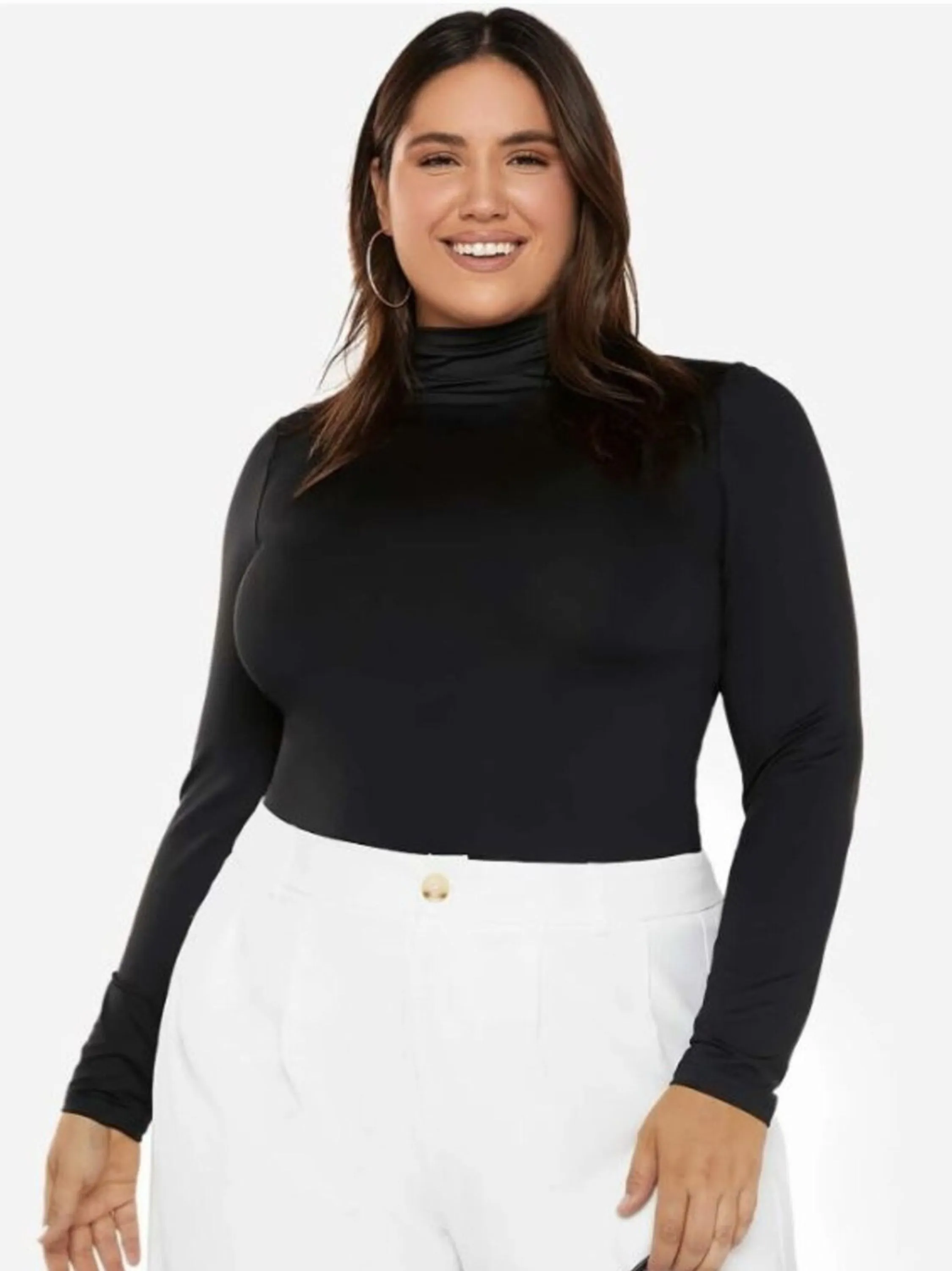 REF 74 BLUSA MANGA LONGA PLUS SIZE