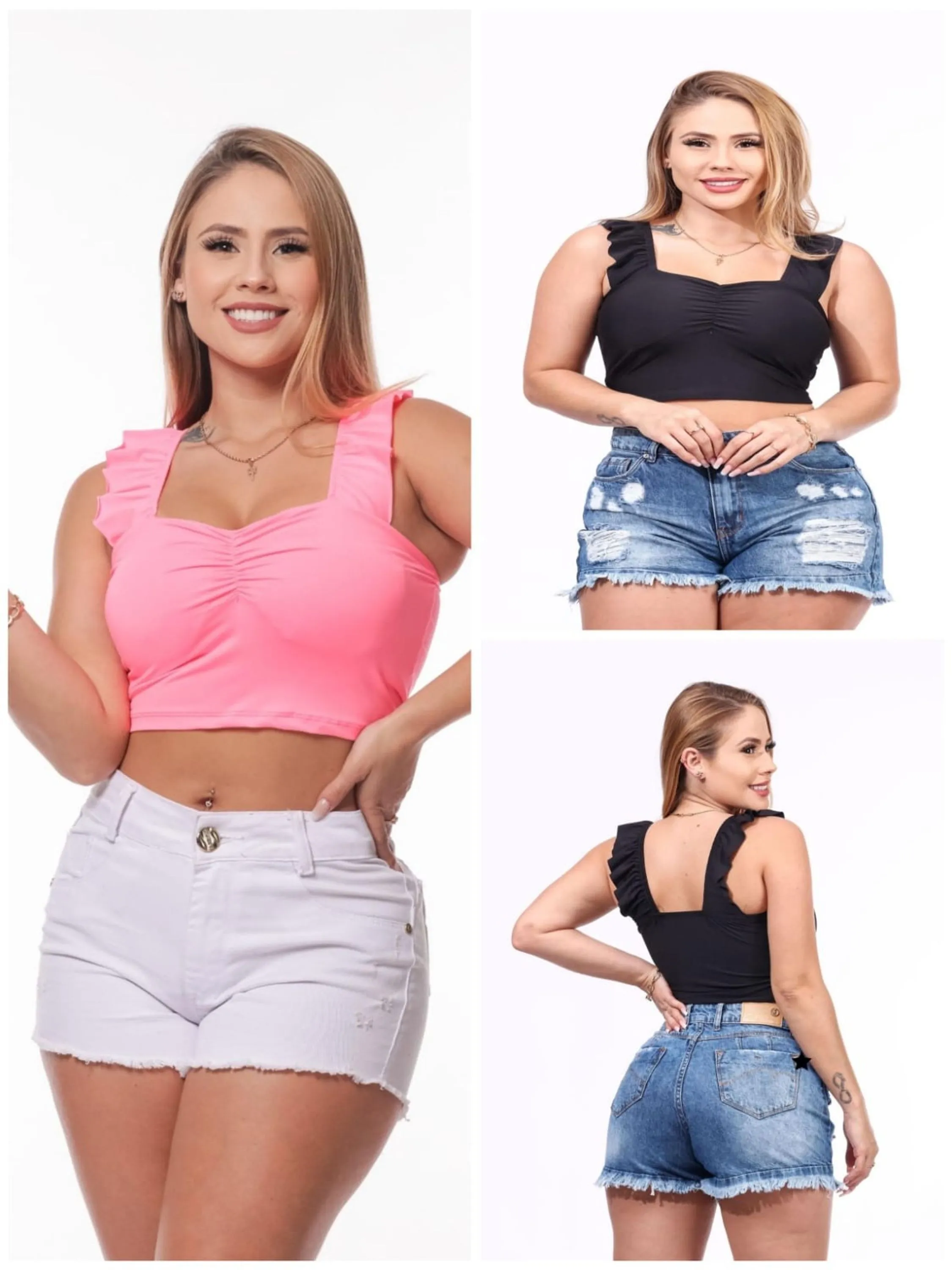 Ref 123 CROPPED FEMININA SUFLEX