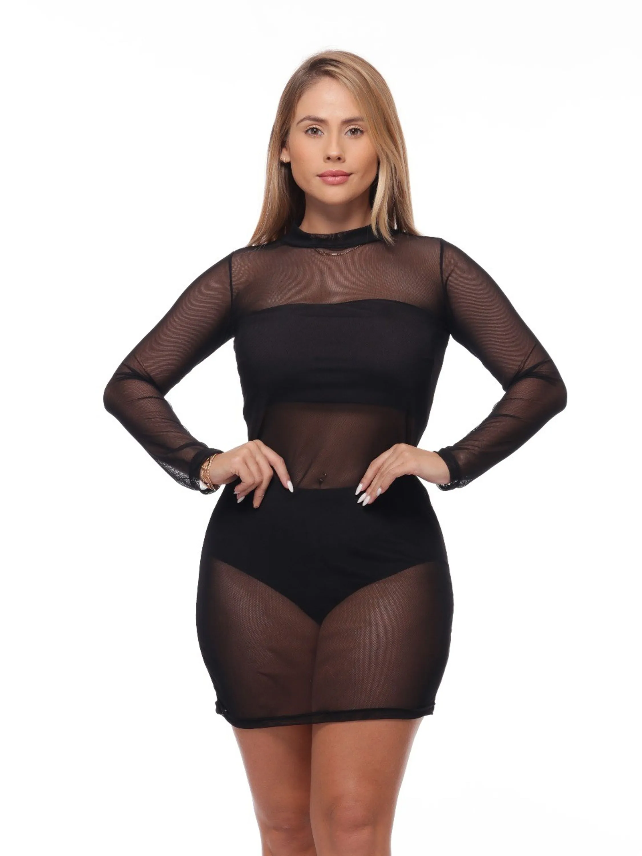 REF 555 VESTIDO FEMININA TULE