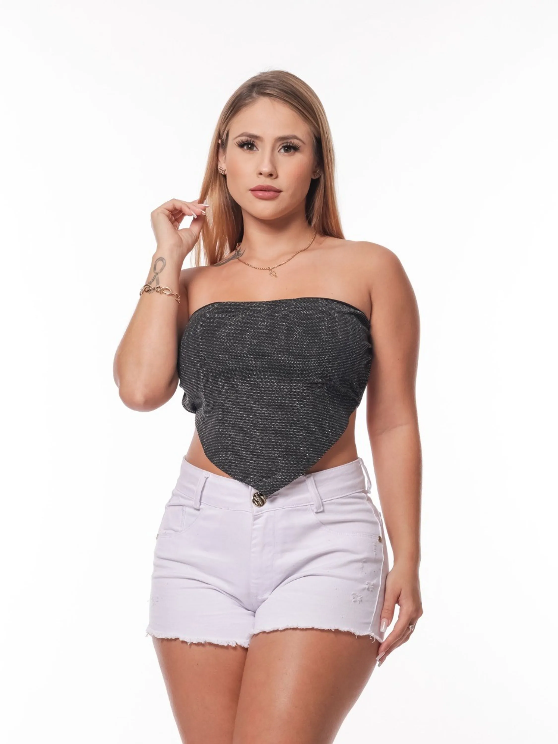 REF 538 TOP FEMININA LUREX