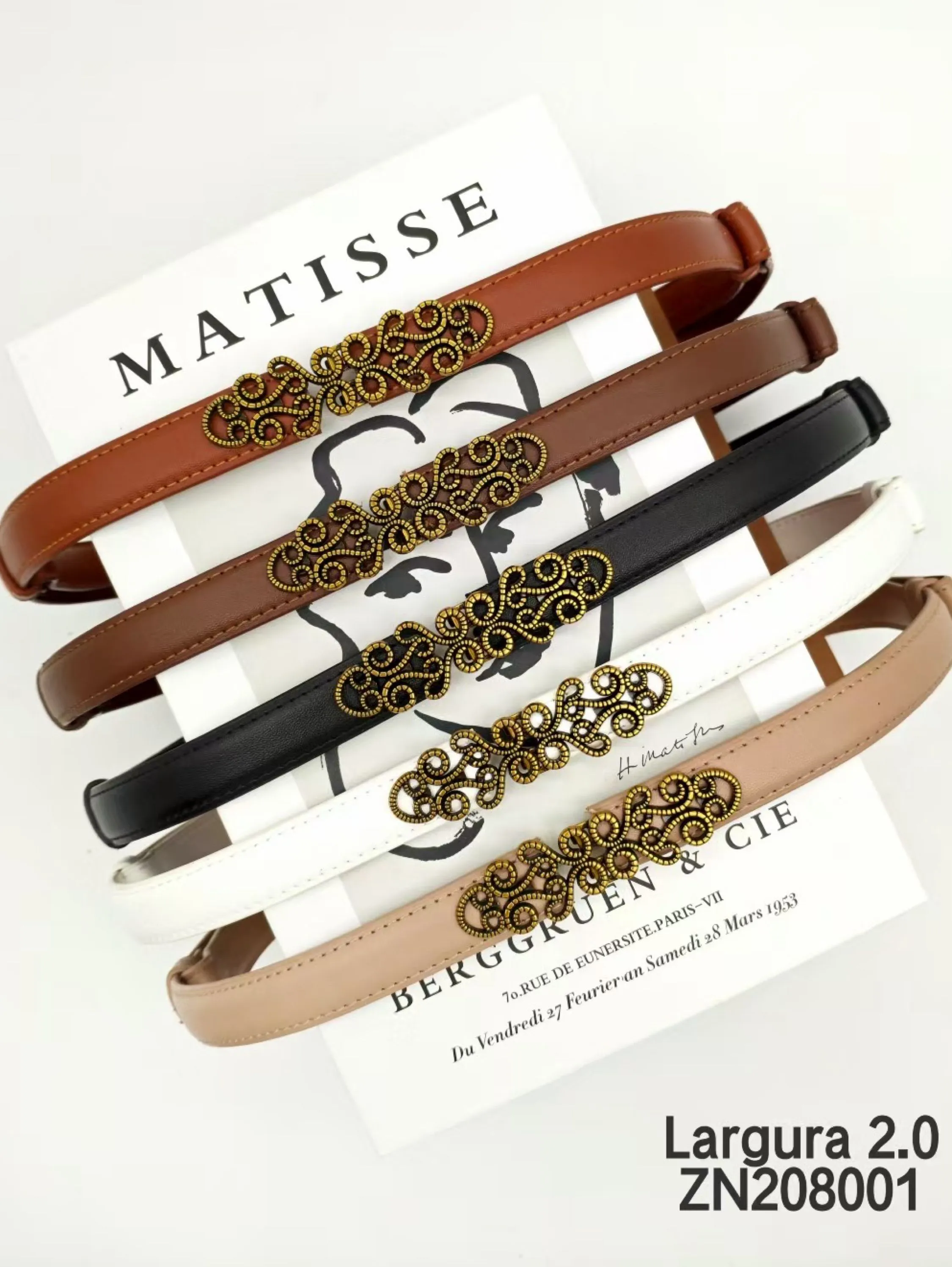 cinto couro legítimo regular