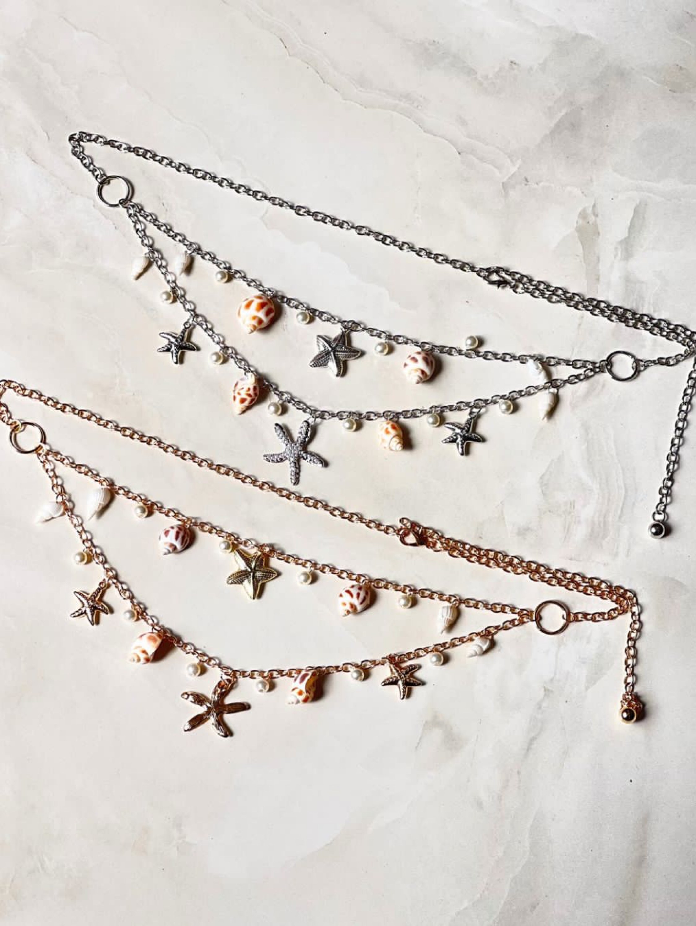 cinto correte de concha