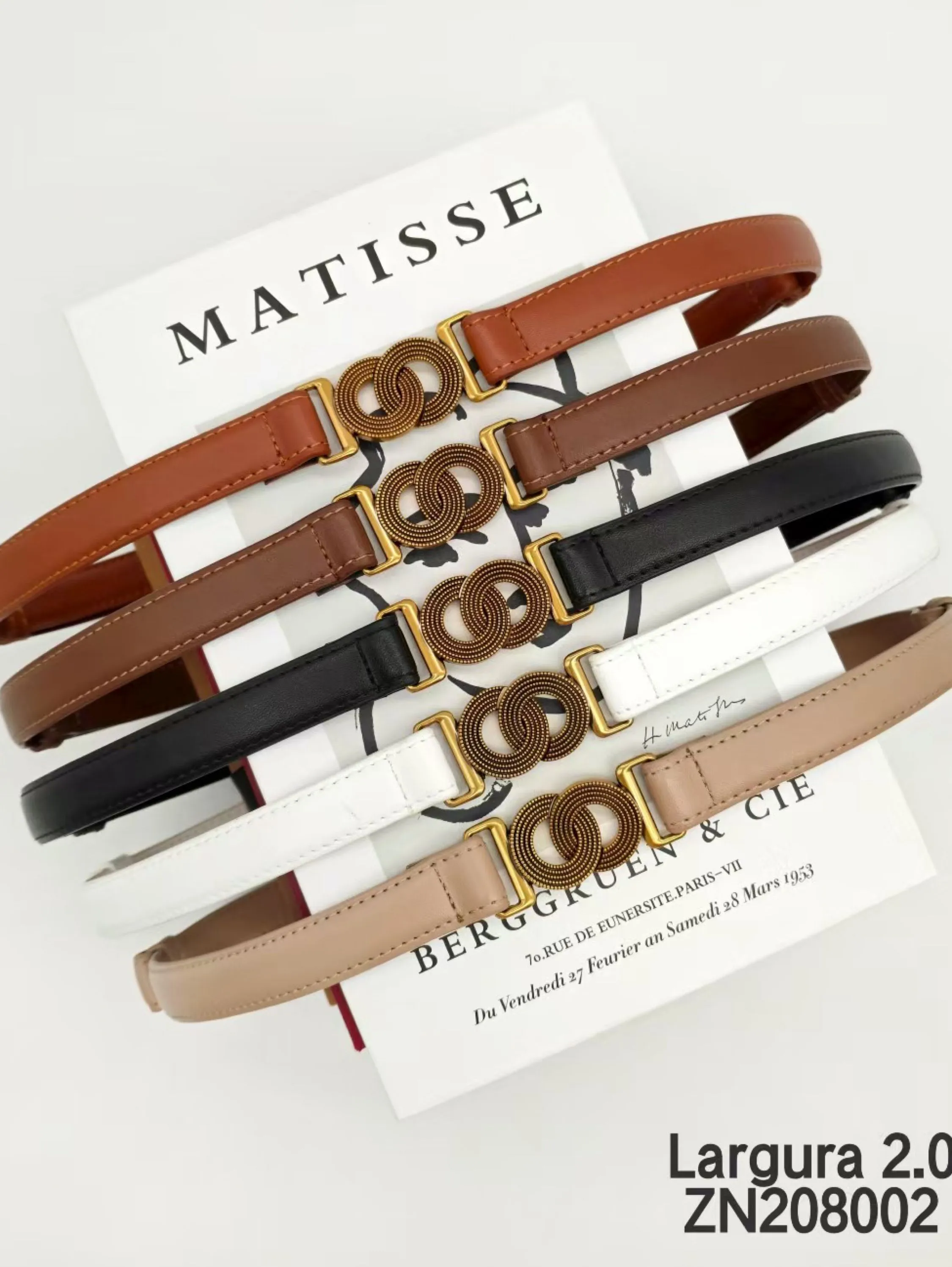 cinto couro legítimo regular