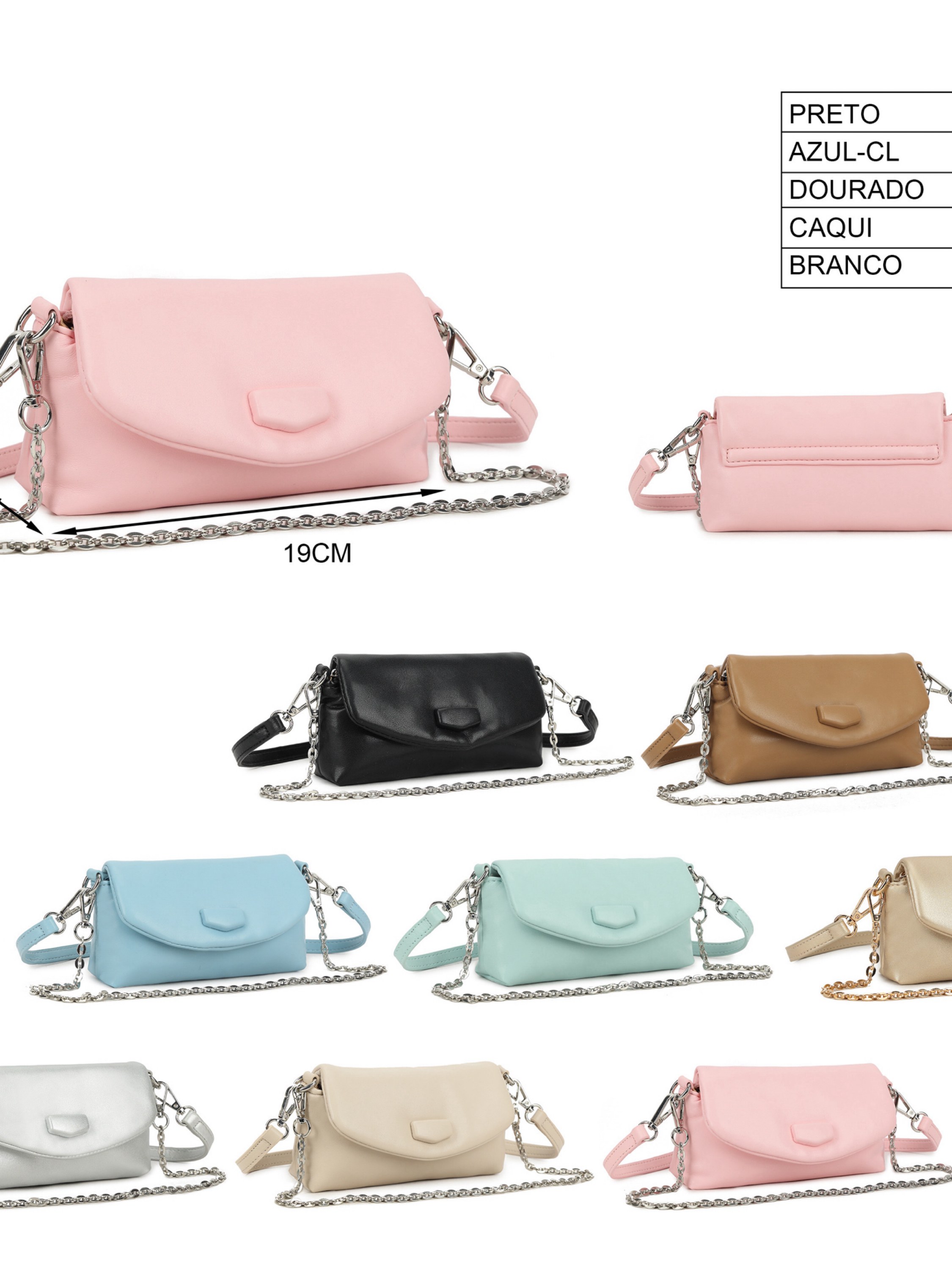 bolsa transversal com 2 alça