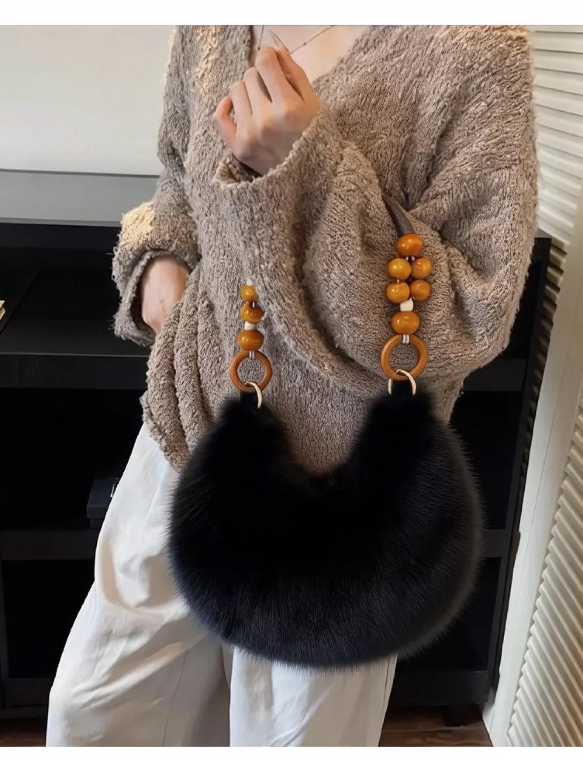 bolsa inverno de veludo