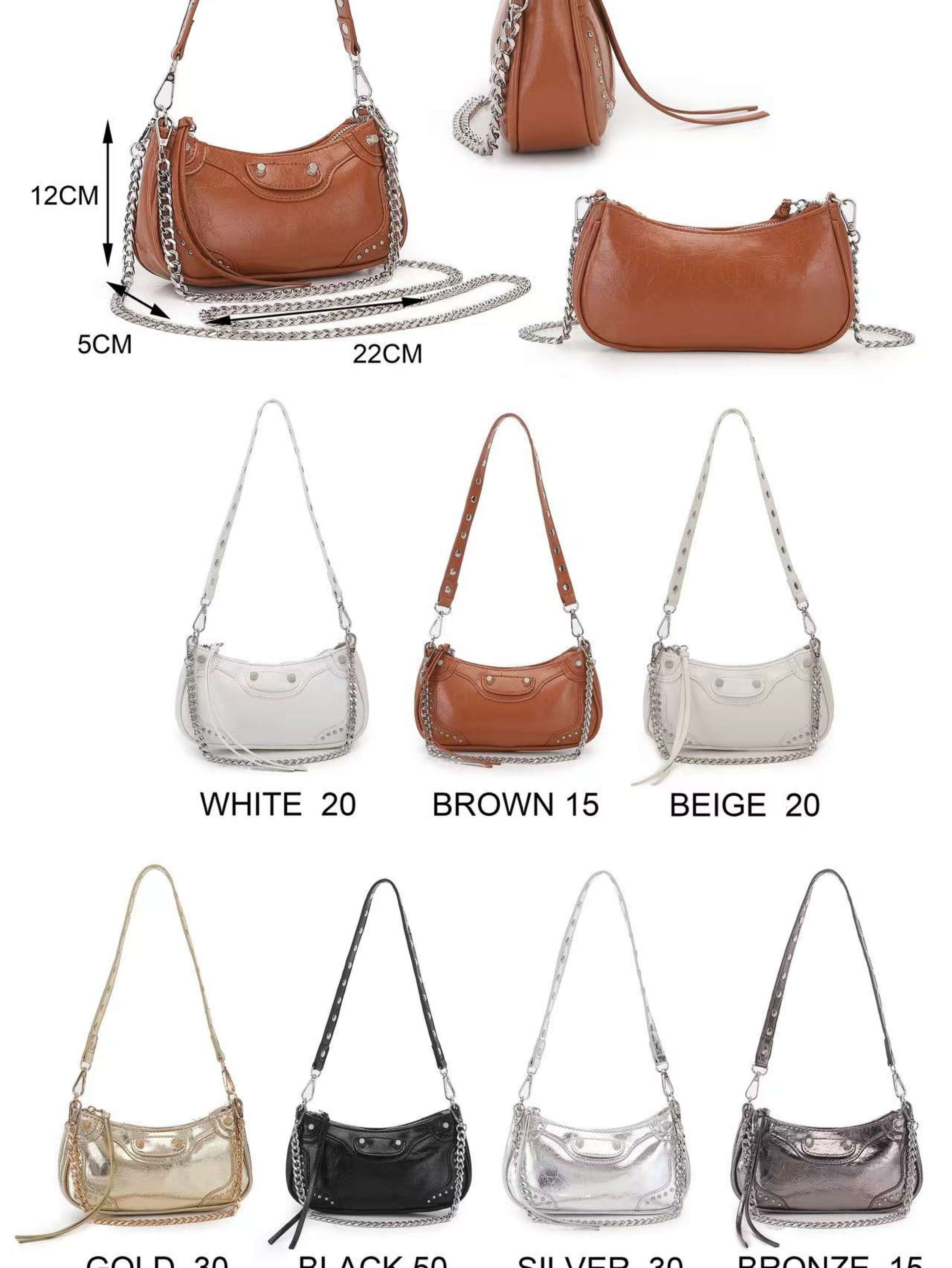 bolsa transversal com 2 alça