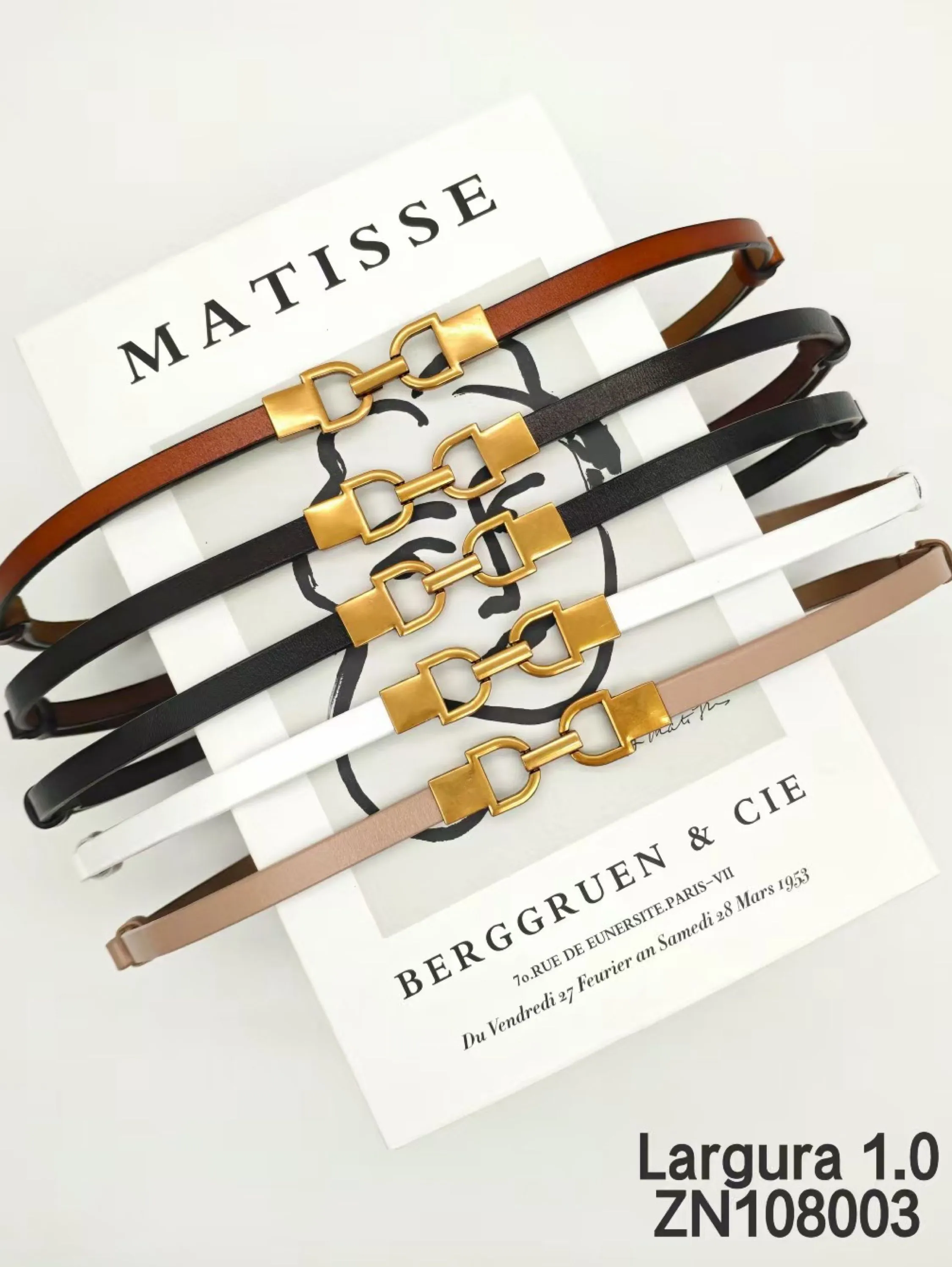 cinto couro legítimo regular