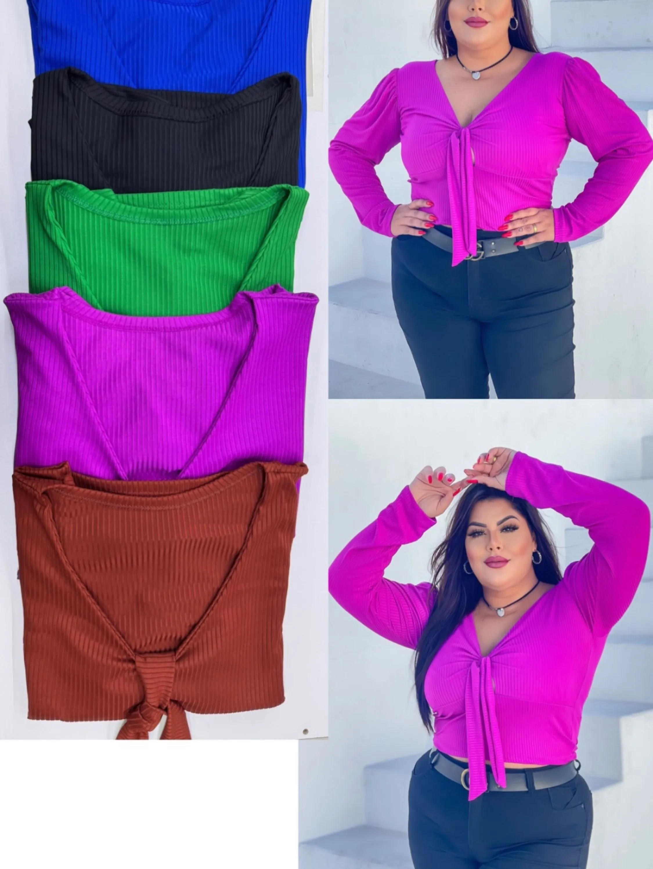Blusa laço