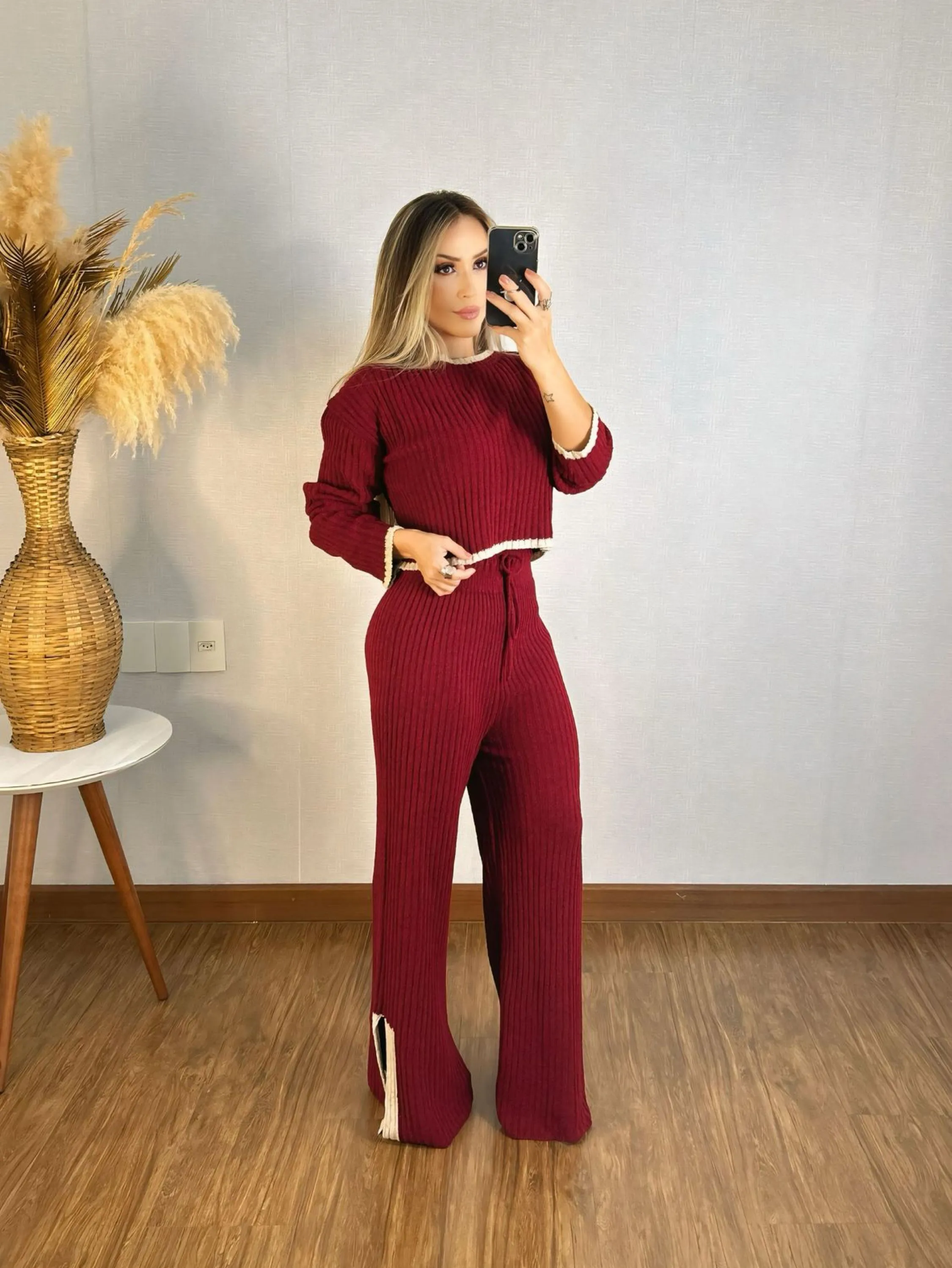 Conjunto tricô