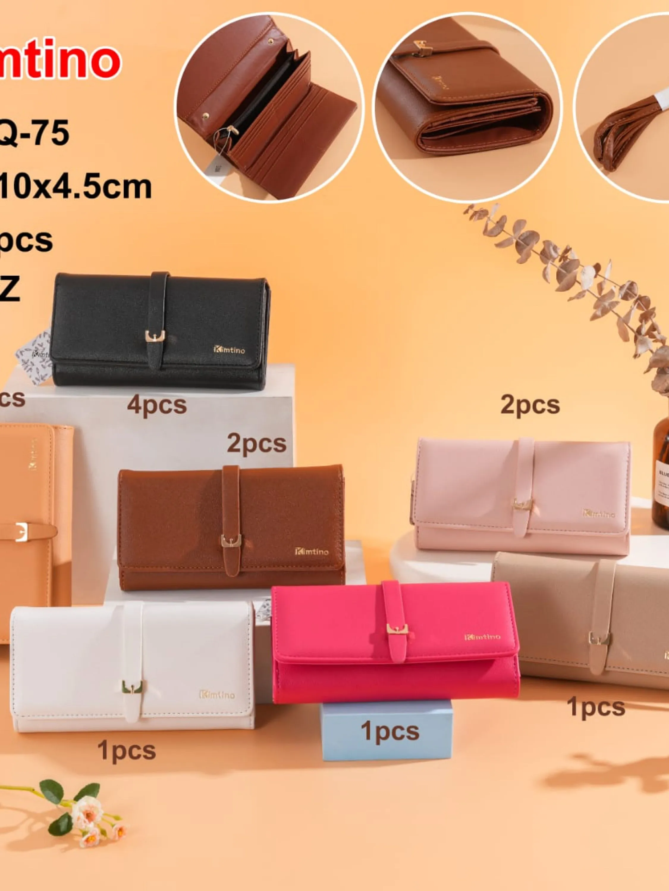 KIT COM 3 CARTEIRAS XLQ-75
