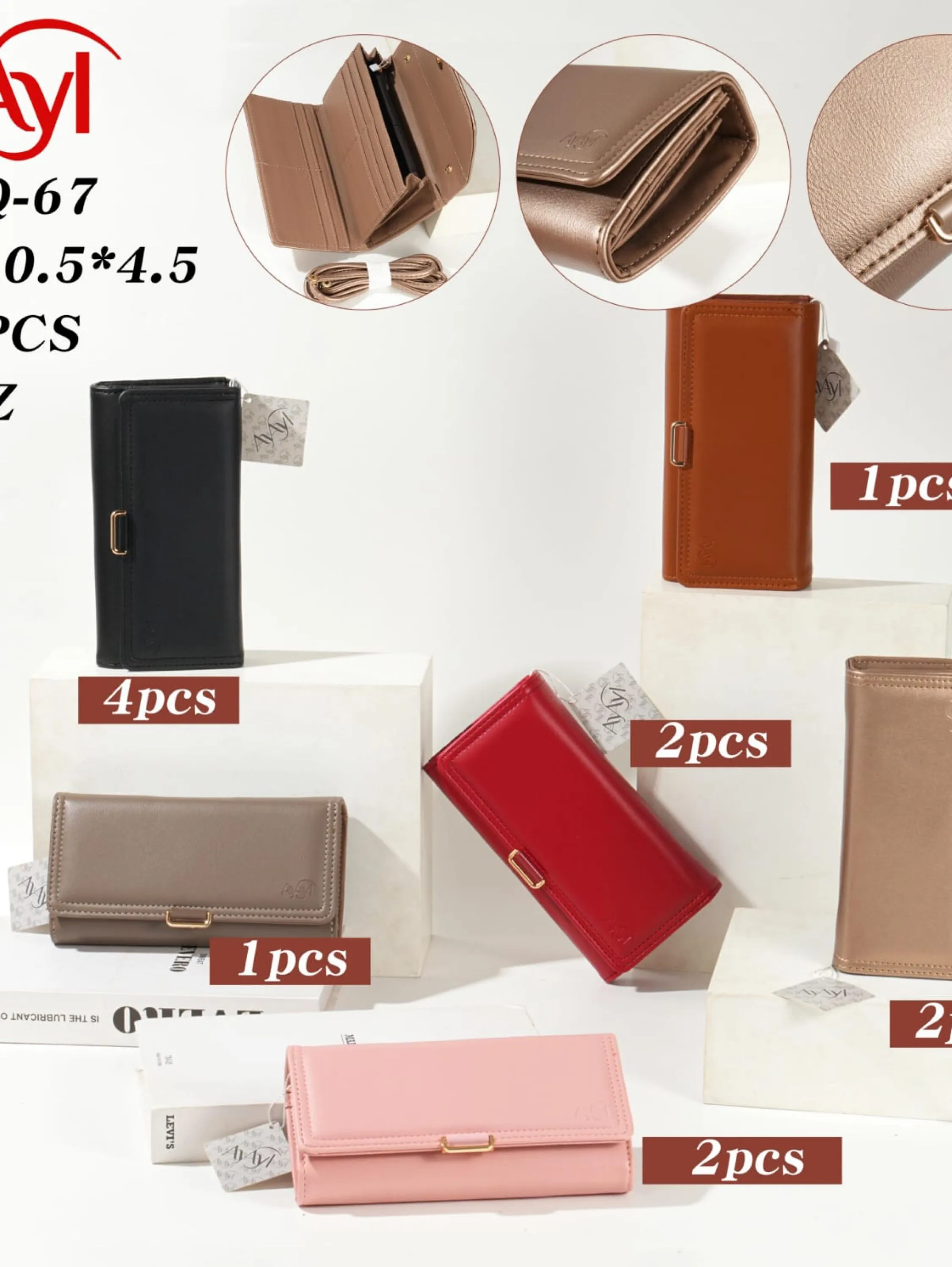 KIT 3 CARTEIRAS XLQ-67