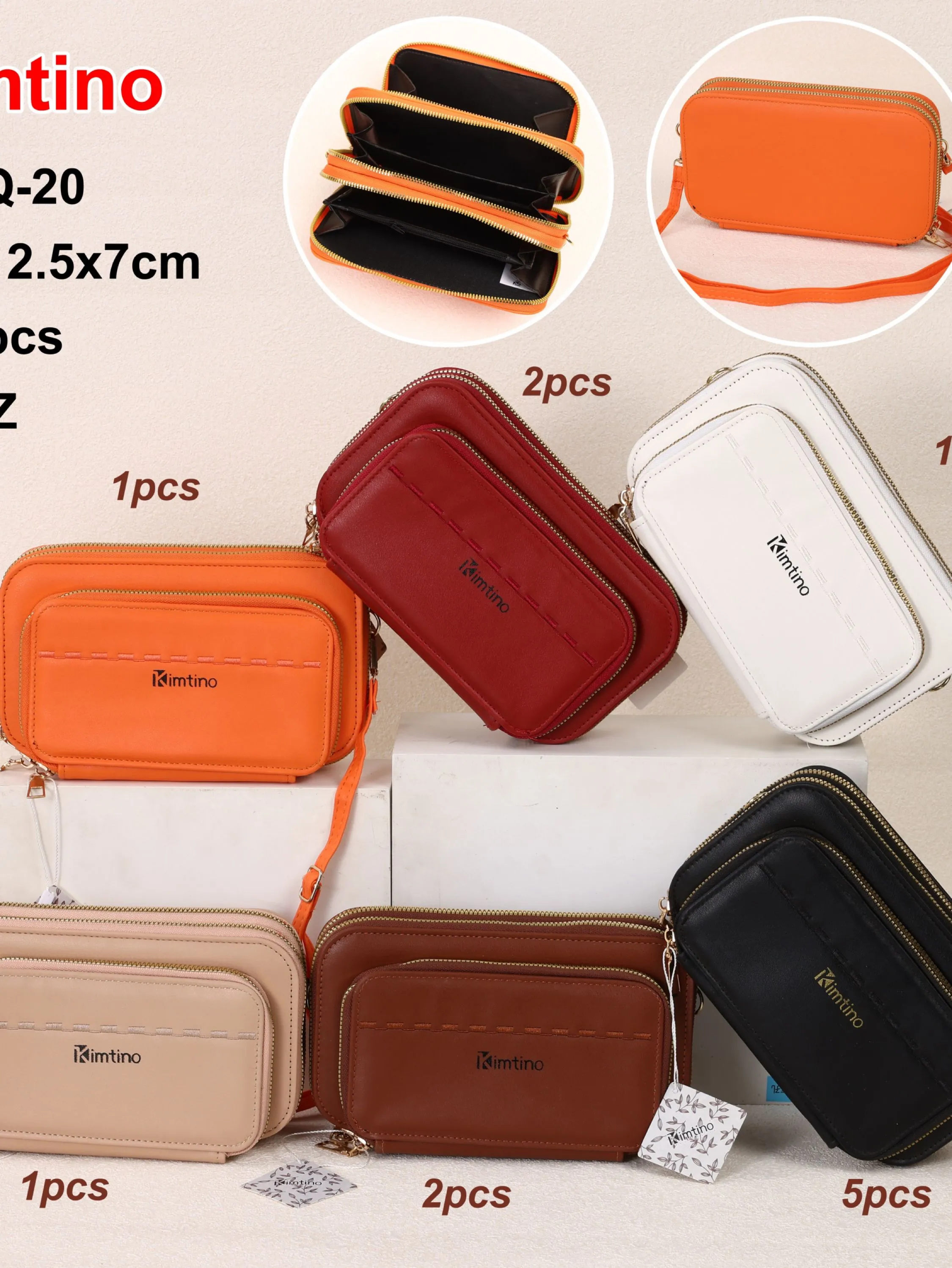 KIT CARTEIRA COM 3 PÇS XLQ-20