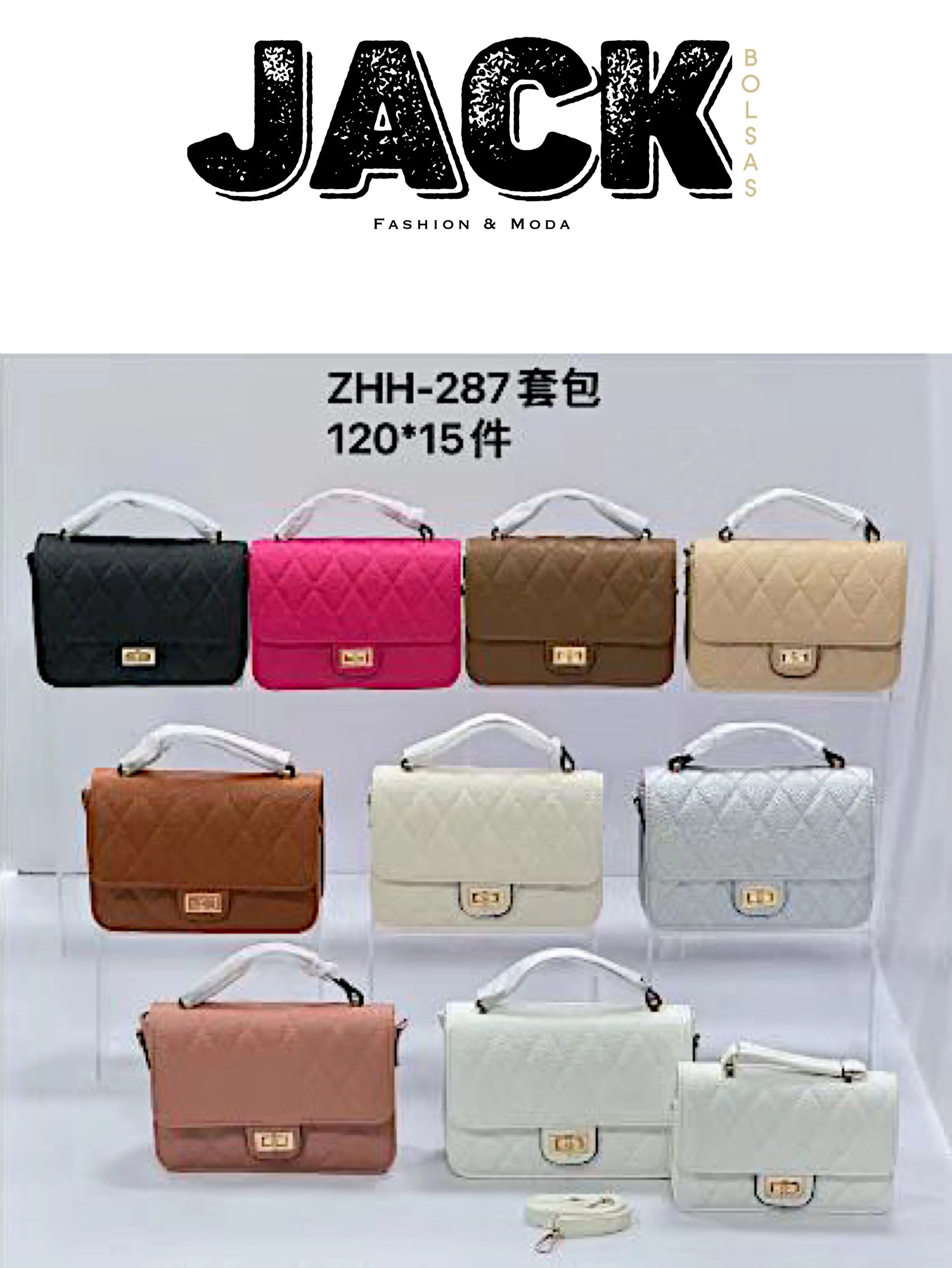 KIT BOLSA FEMININA COM 2 PÇS 287