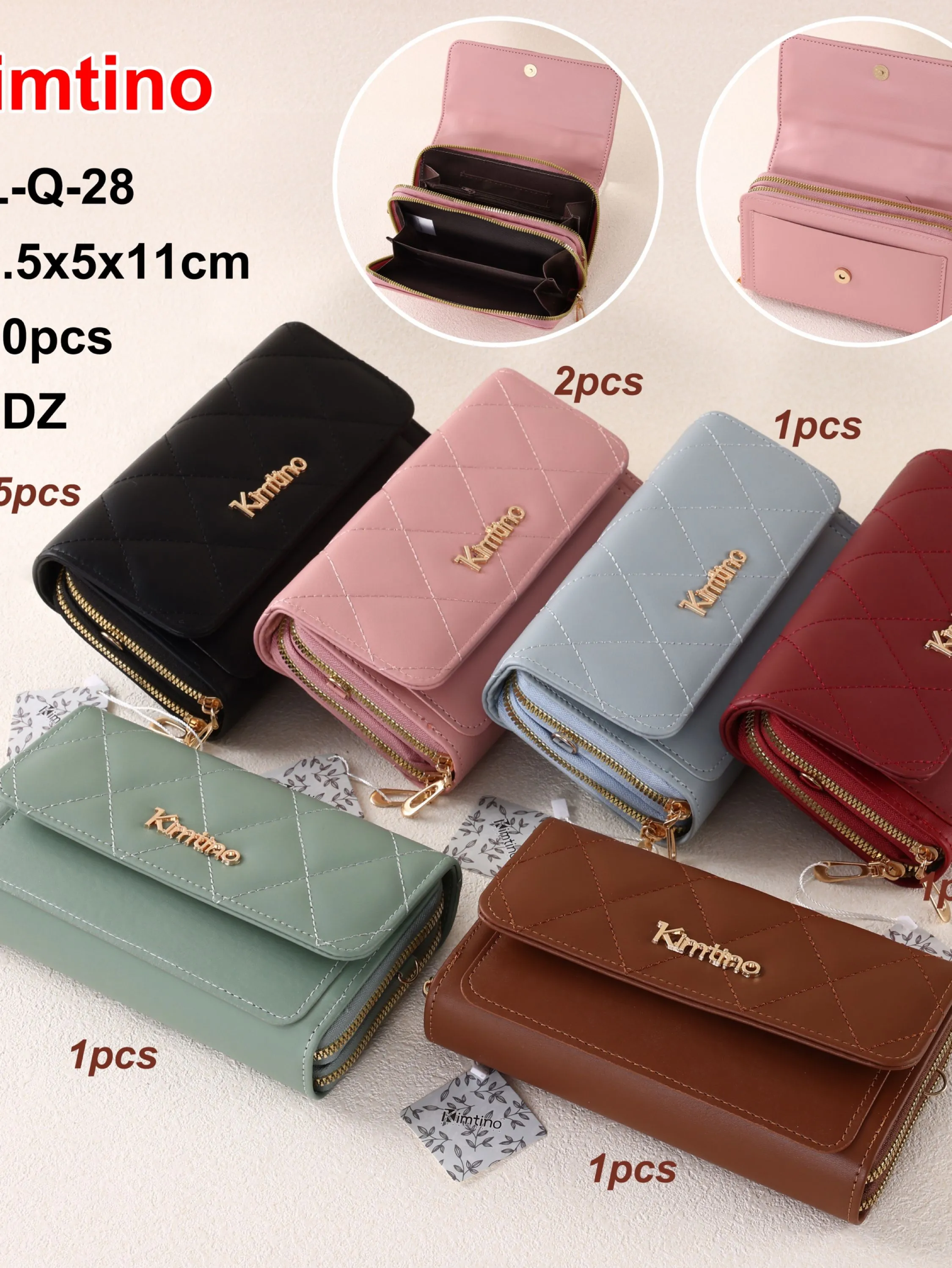 KIT CARTEIRA 3 PÇS XLQ-28
