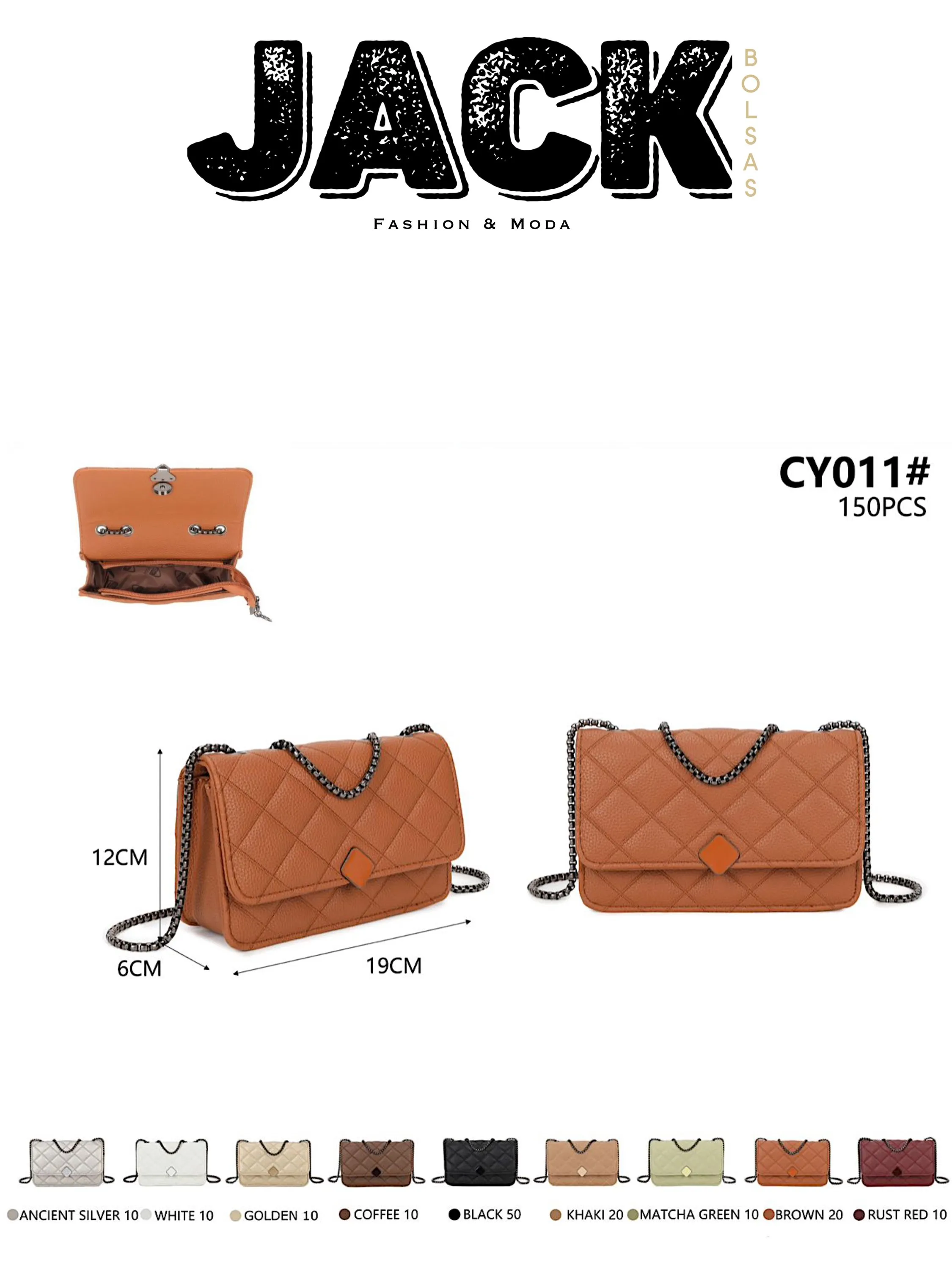 BOLSA MÉDIA FEMININA CY011#