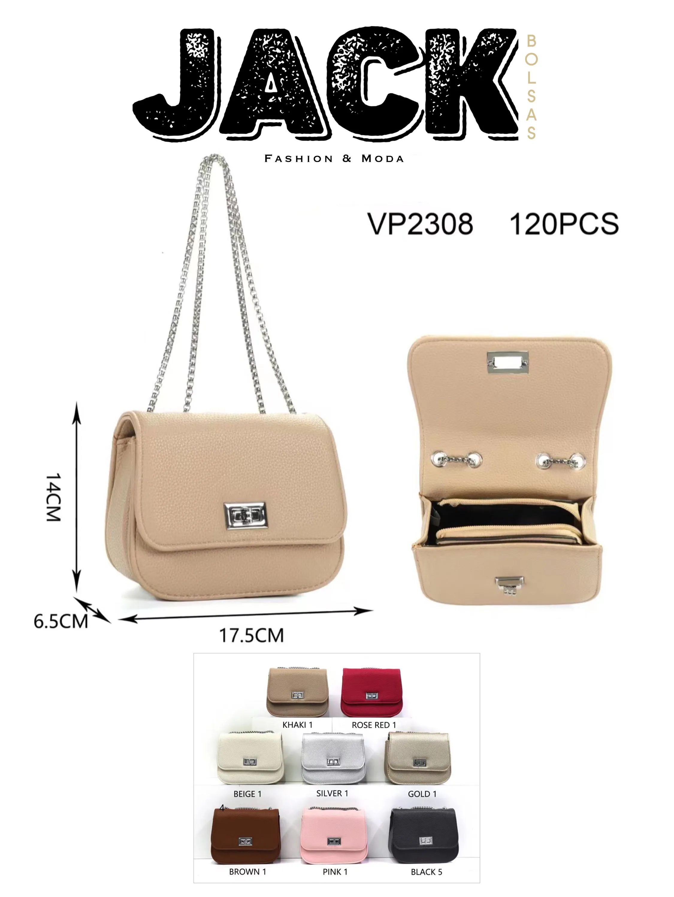 BOLSA MÉDIA FEMININA VP 2308