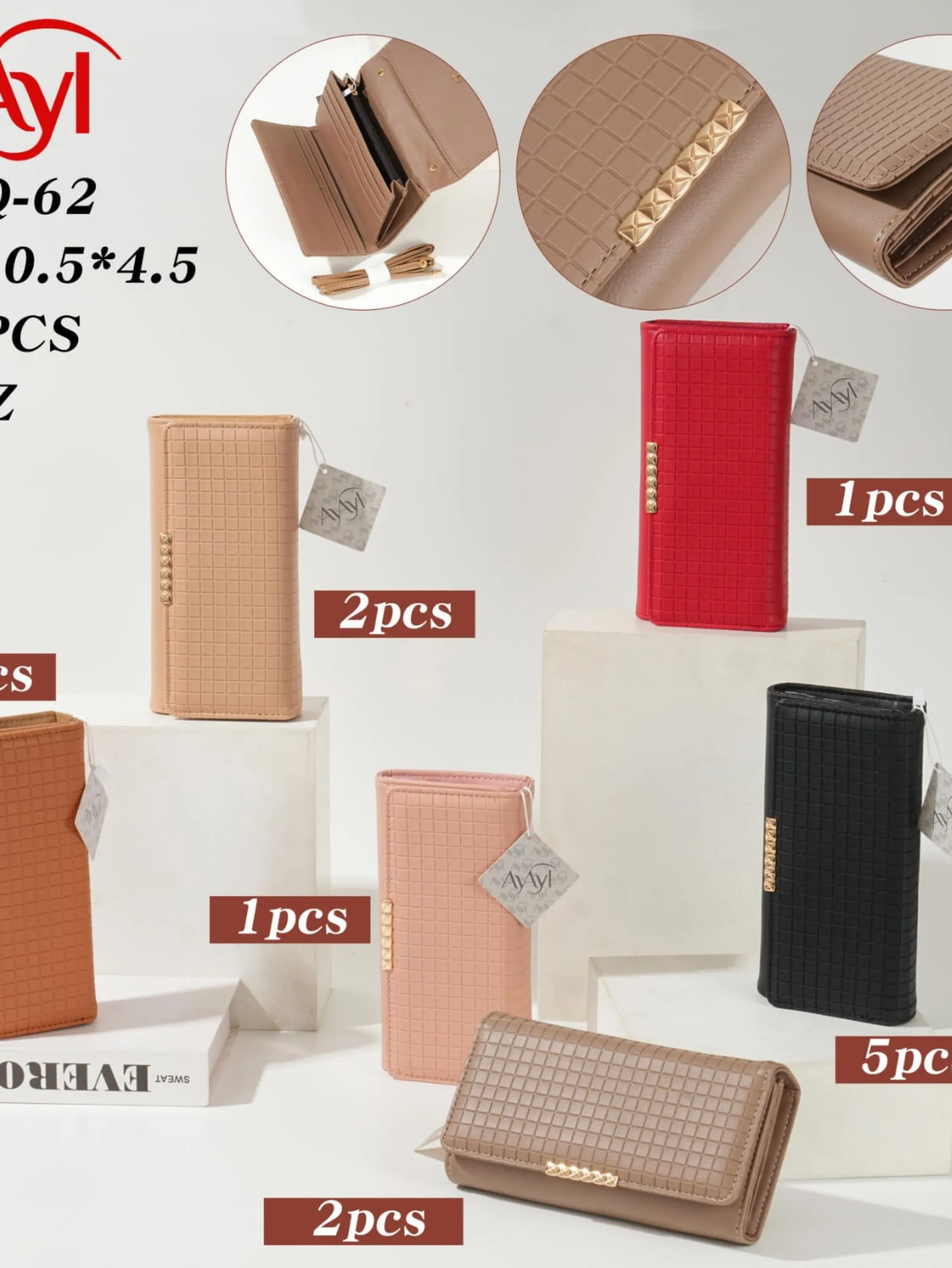 KIT 3 CARTEIRAS XLQ-62