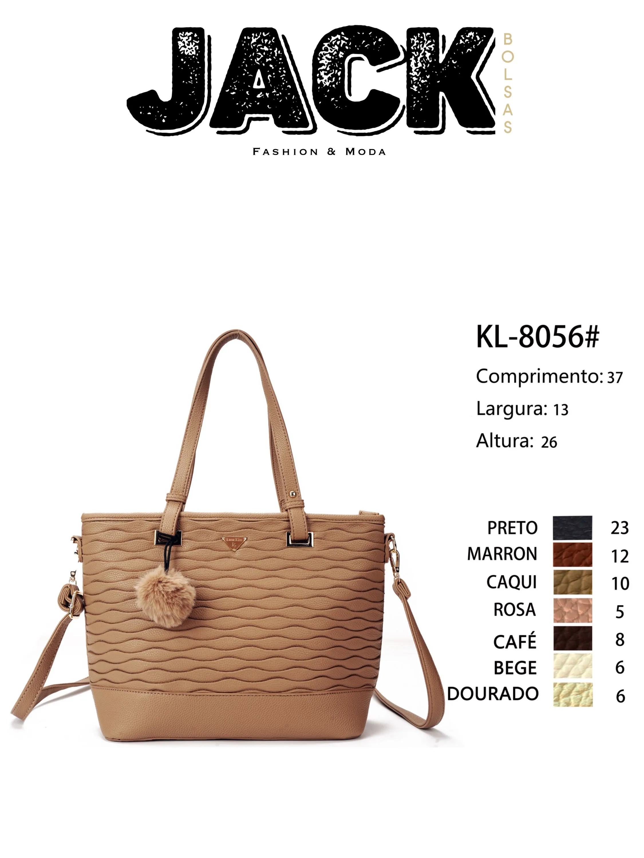 BOLSA FEMININA GRANDE KL-8056#