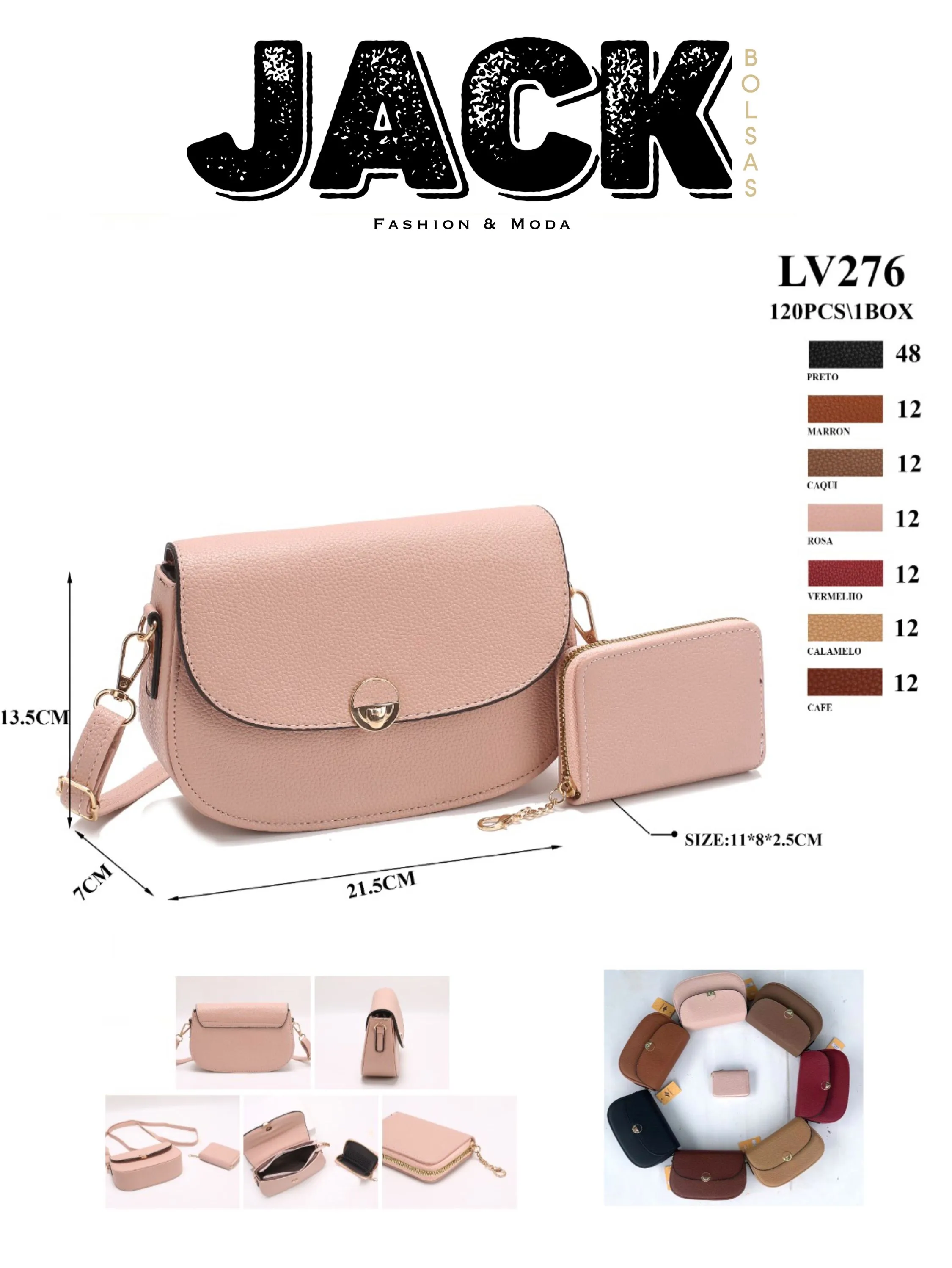 KIT BOLSA FEMININA 276