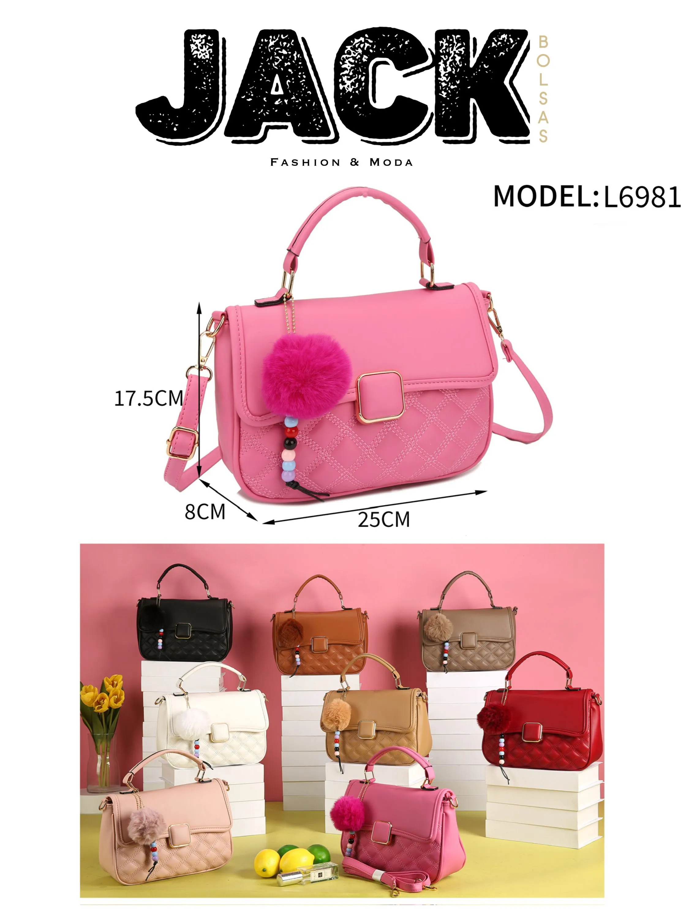 BOLSA MÉDIA FEMININA L6981