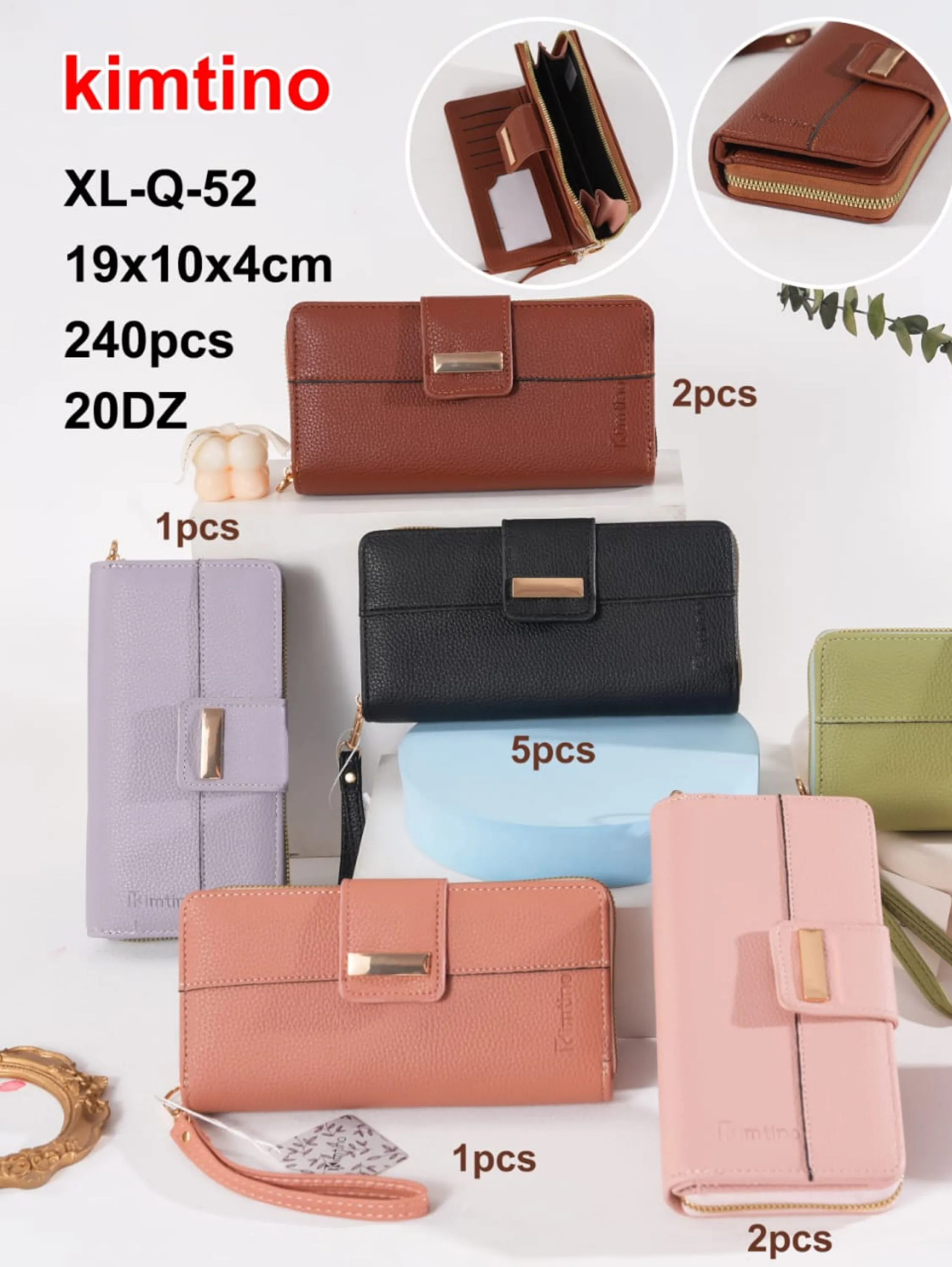 KIT COM 3 CARTEIRAS XLQ-52