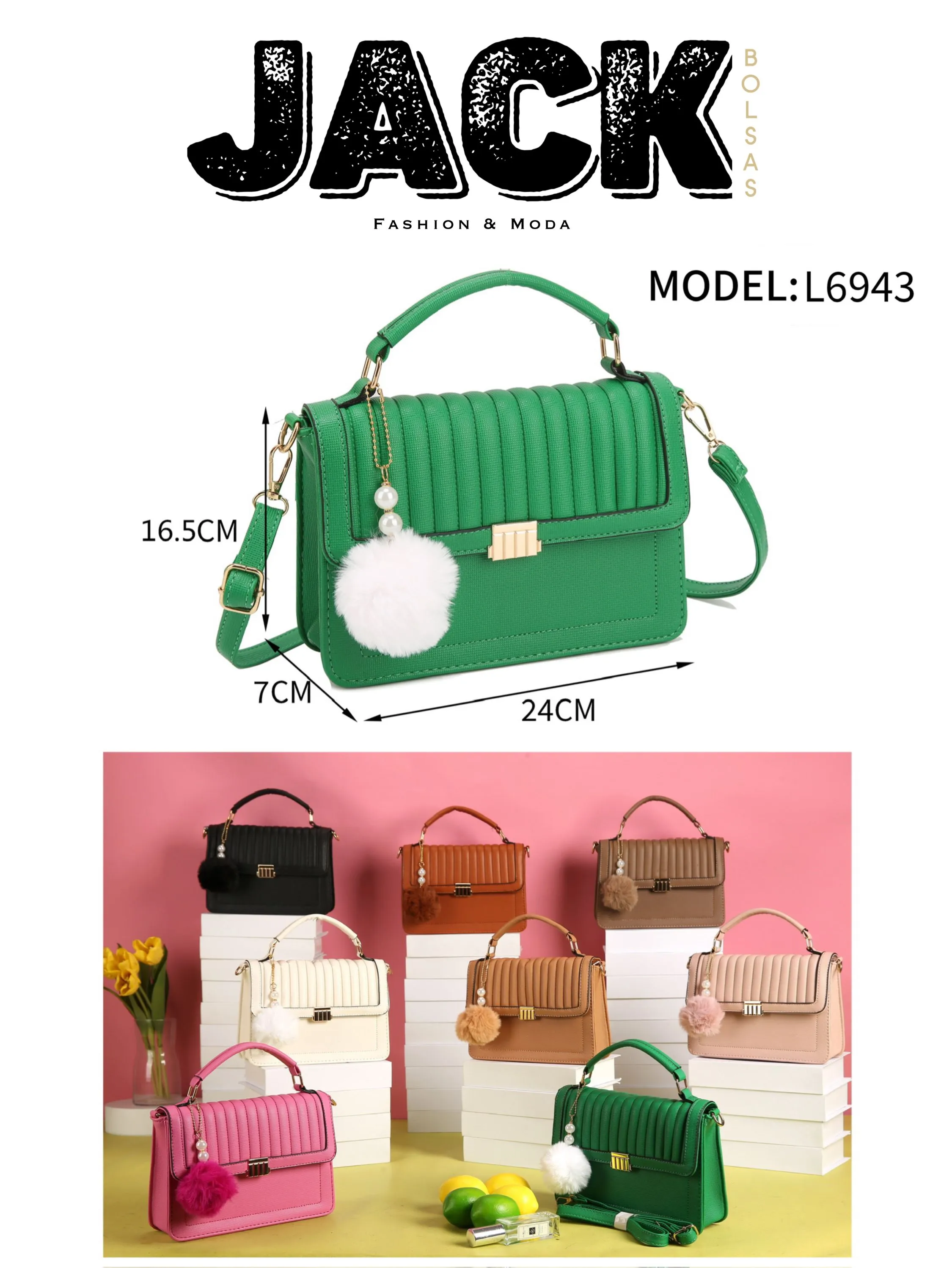 BOLSA MÉDIA FEMININA L6943