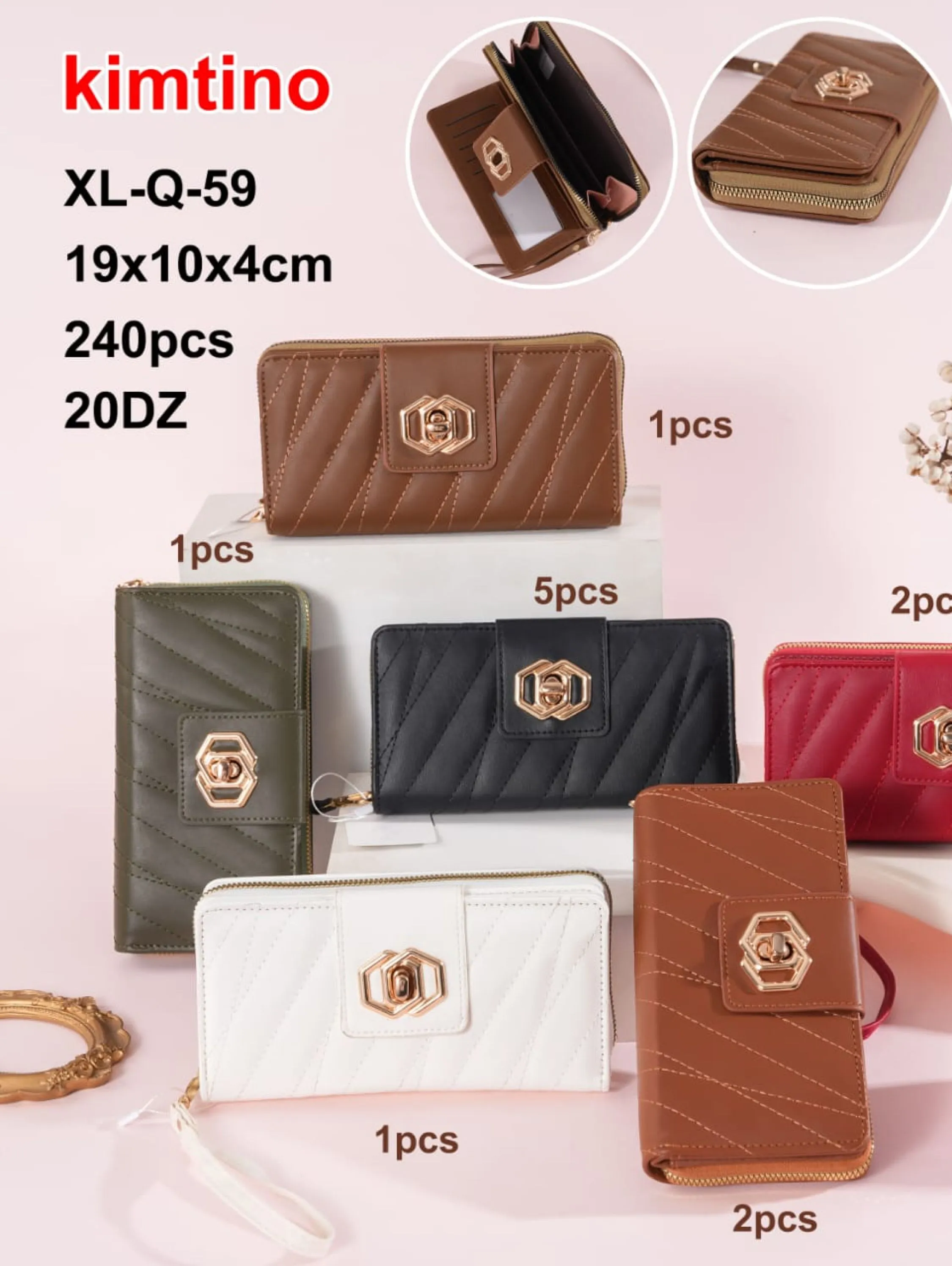 KIT COM 3 CARTEIRAS XLQ-59