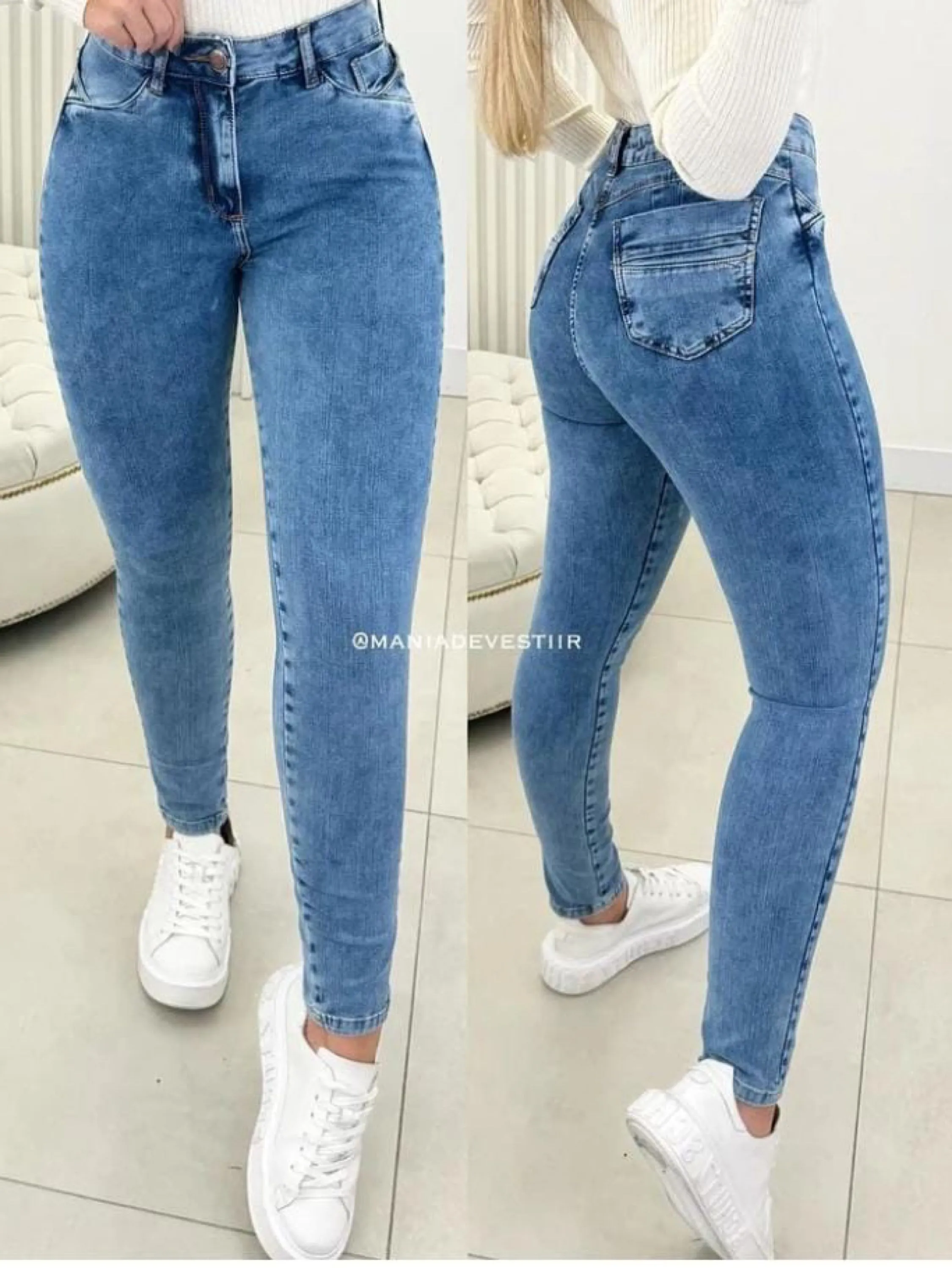 Calça jeans skinny premium