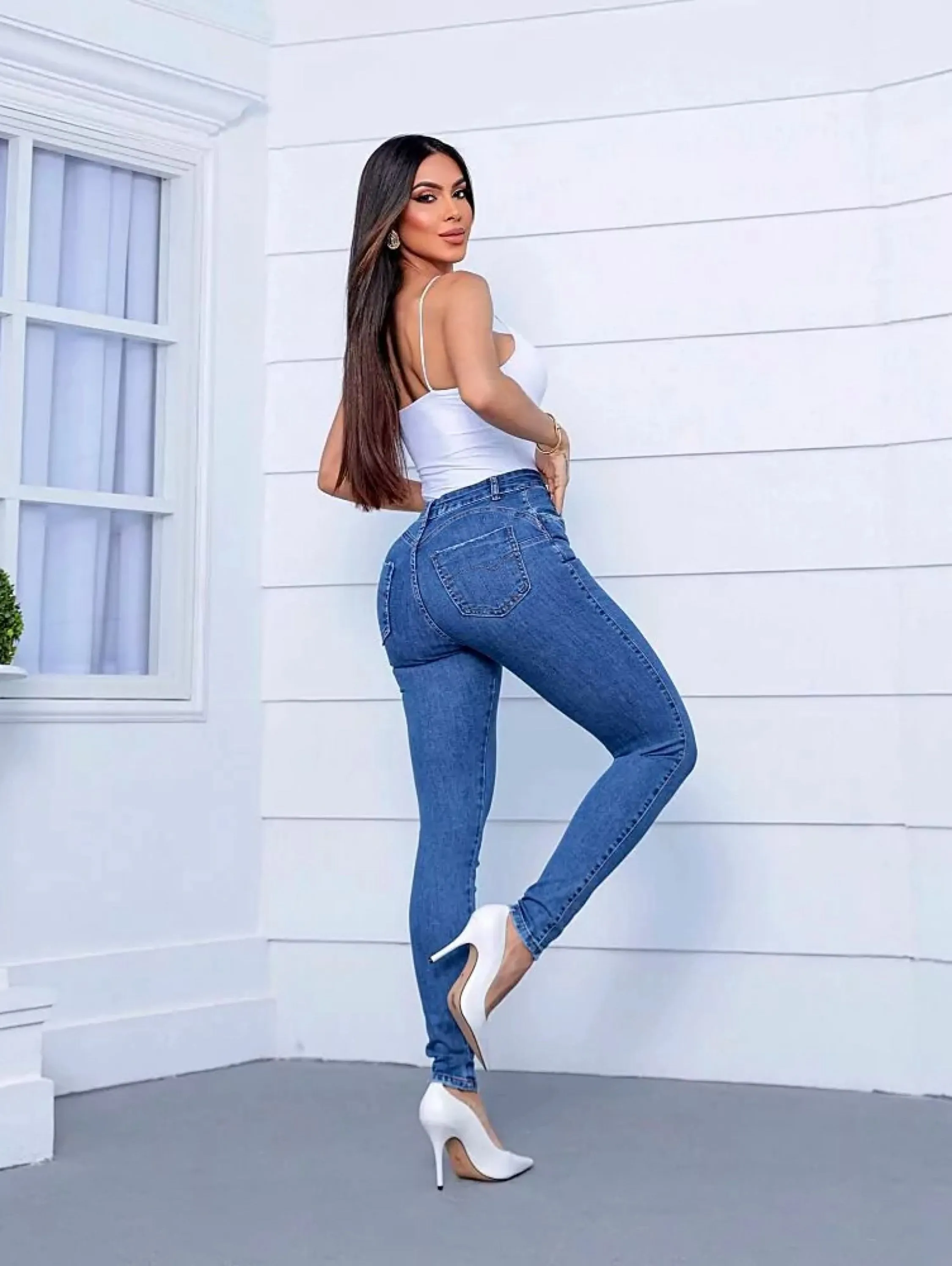 Calça jeans skinny extreme power