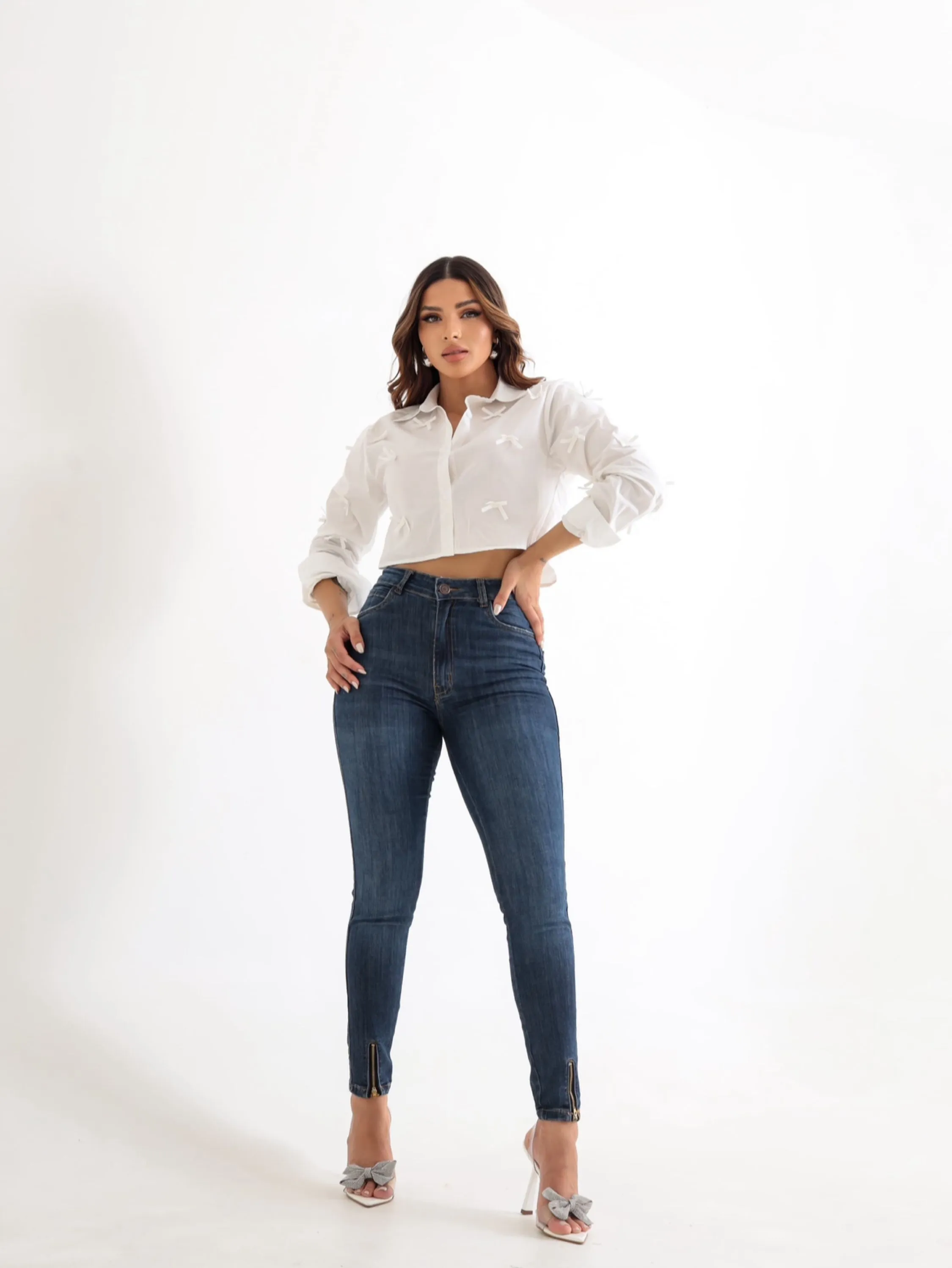 Calça jeans skinny premium