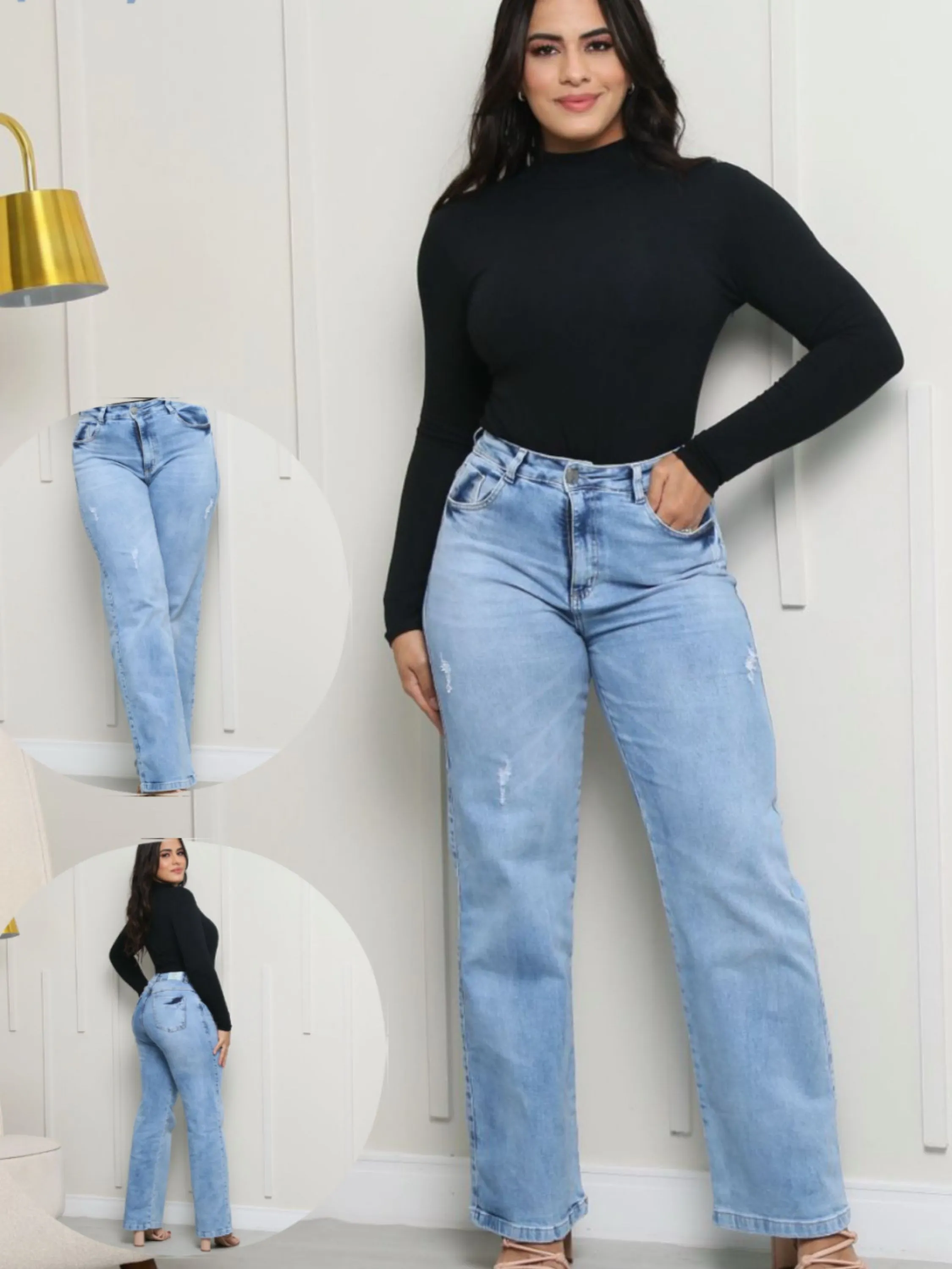 Wide leg clara razgada