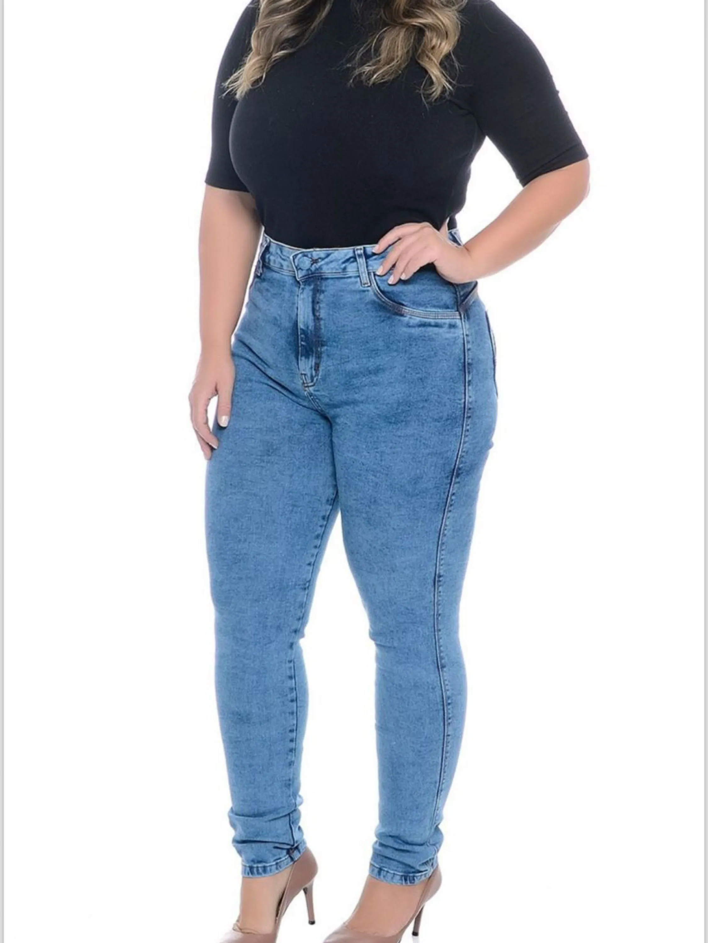 Calça jeans plus