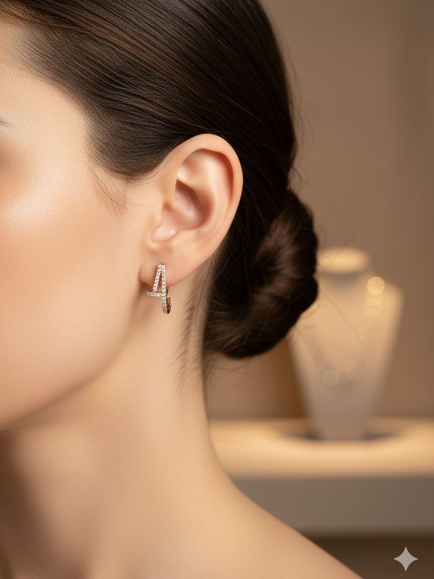 Brinco Ear Cuff Elegante