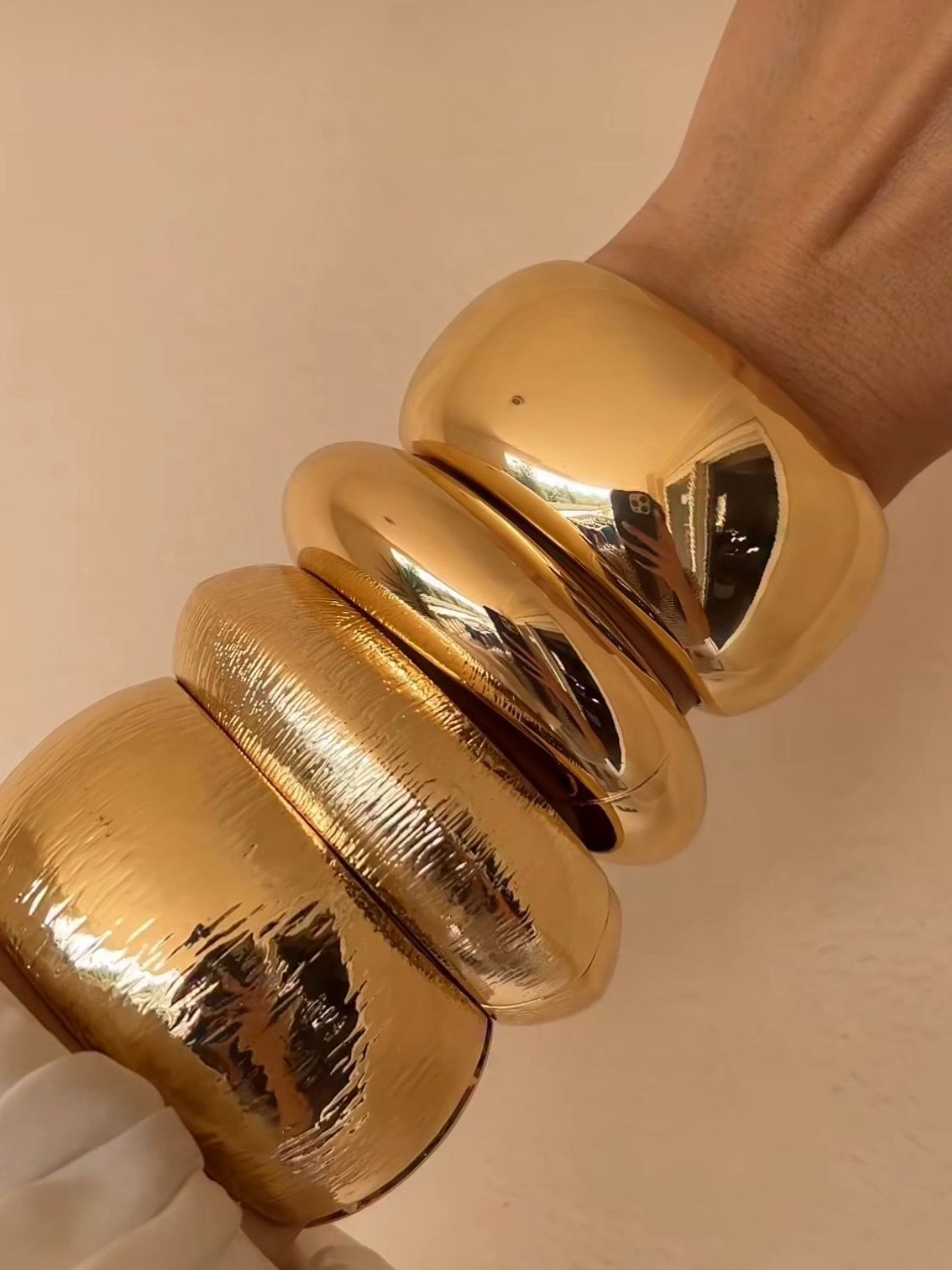 Kit 4 Maxi Braceletes Tendência