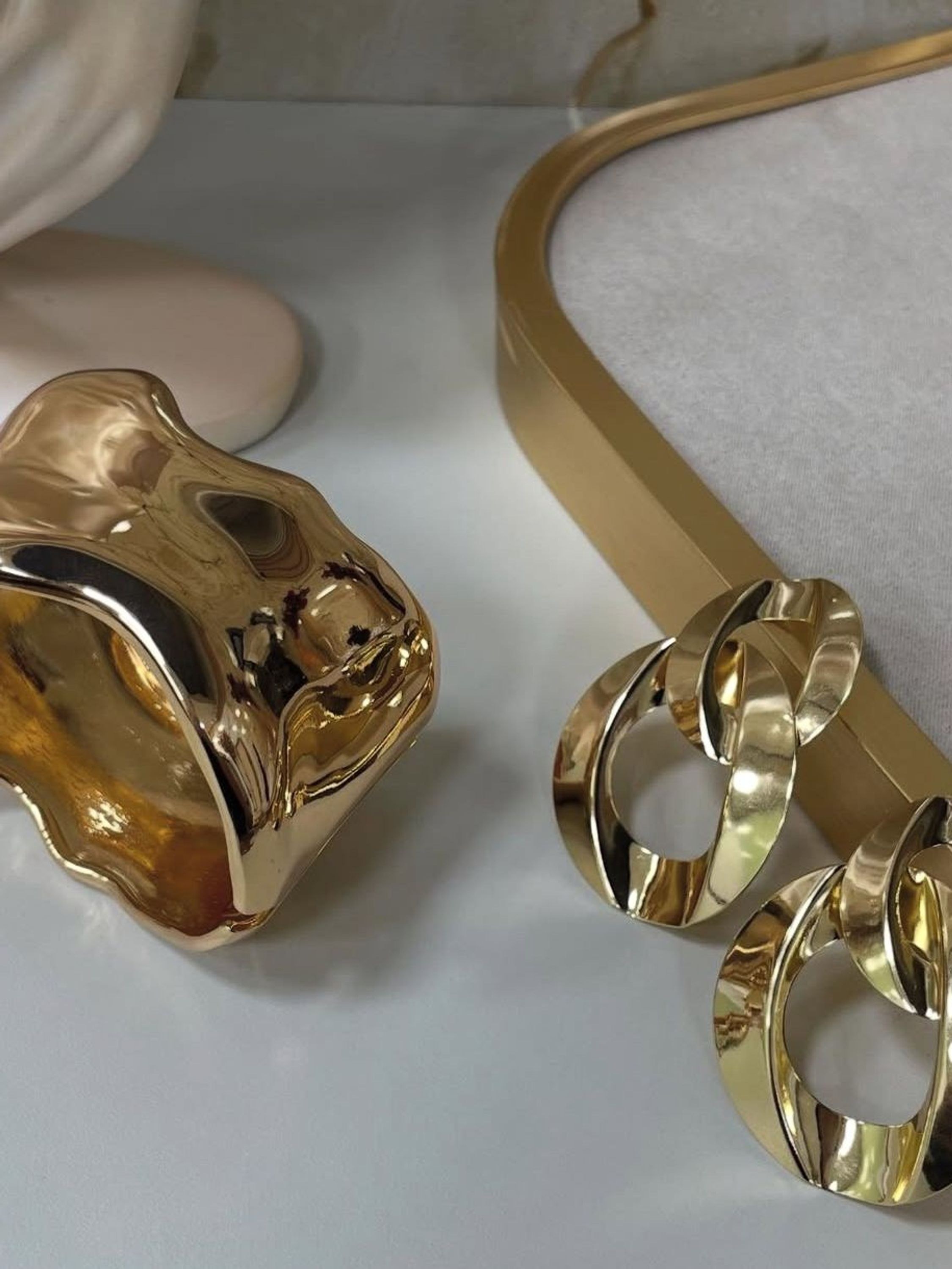 Kit Colar e Brinco Orgânico