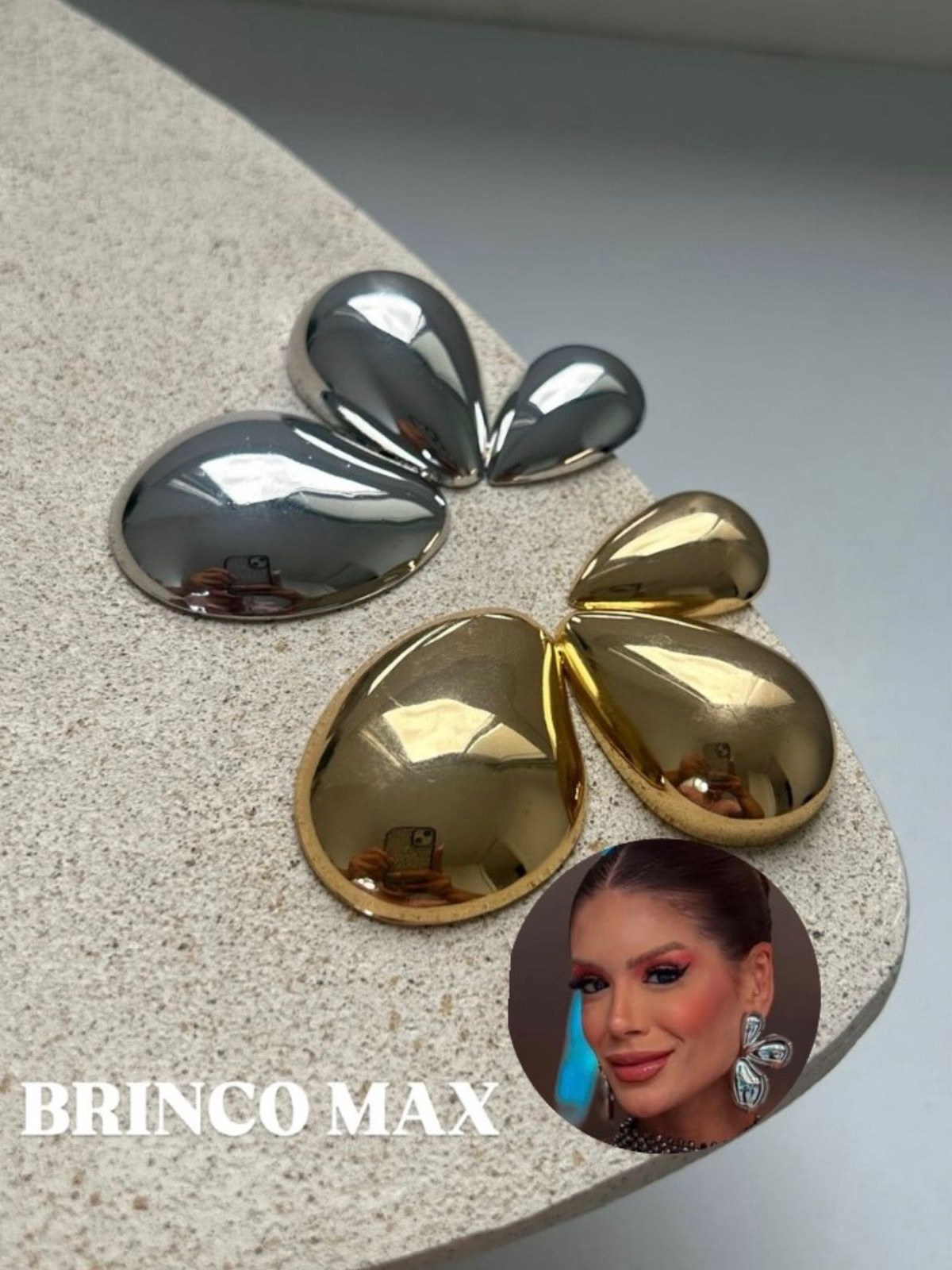 Brinco Maximalista Fashion