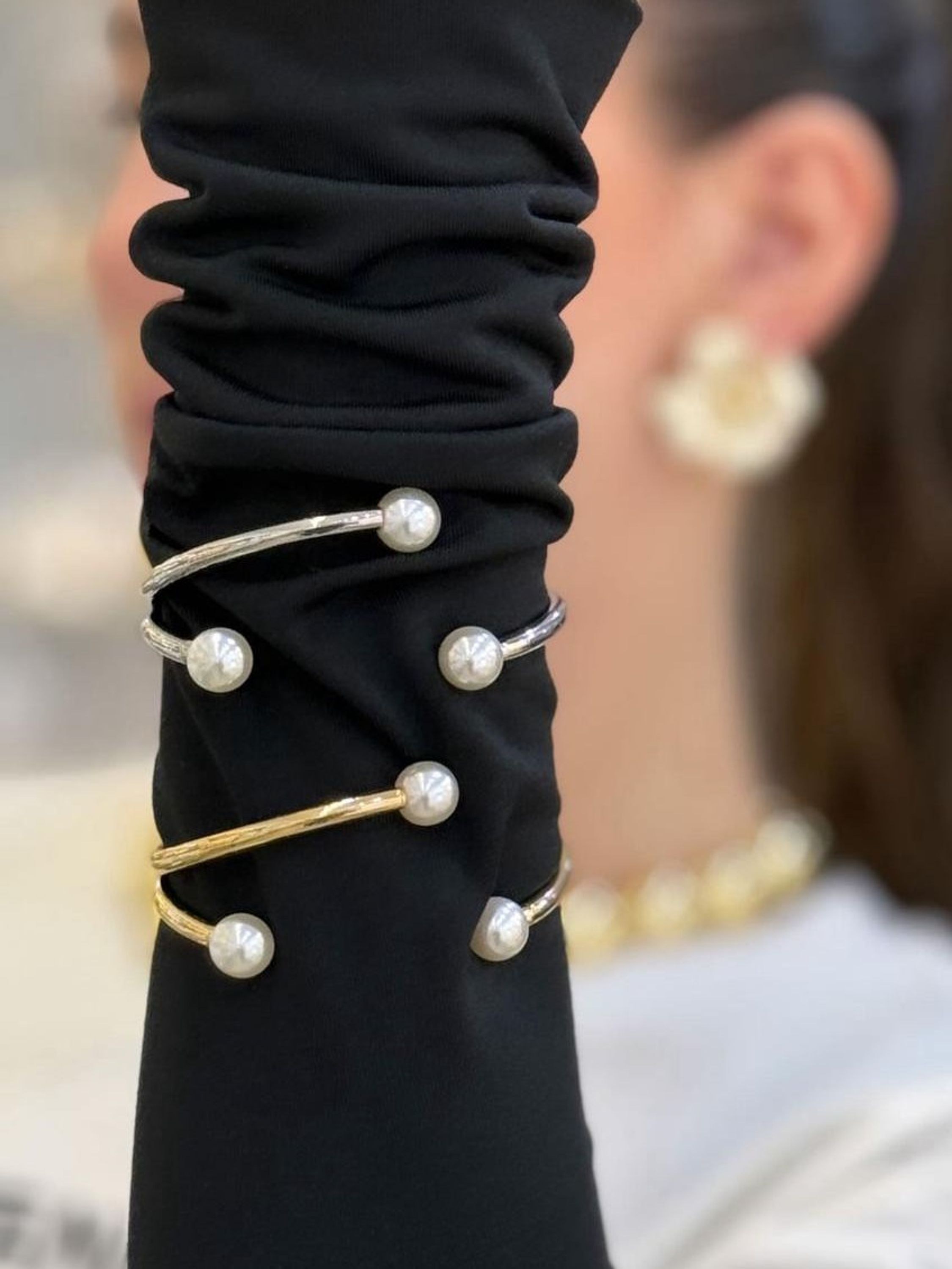 Bracelete Pérola Fina Elegante