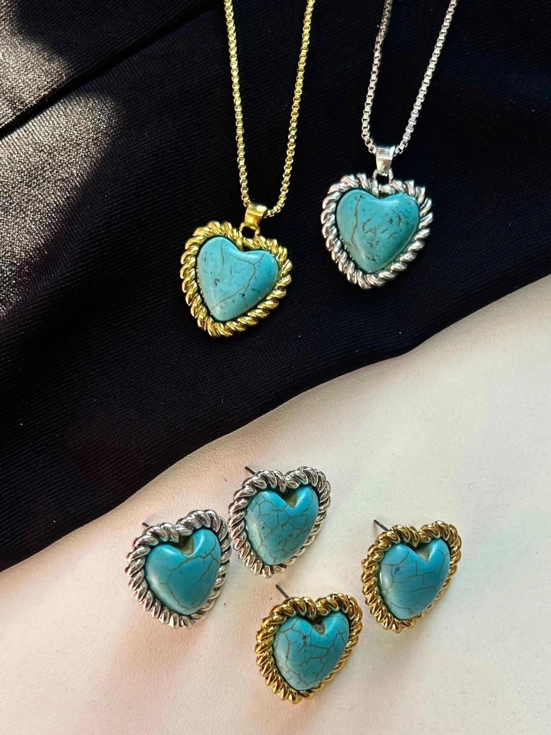 Kit Colar e Brinco Boho Chic