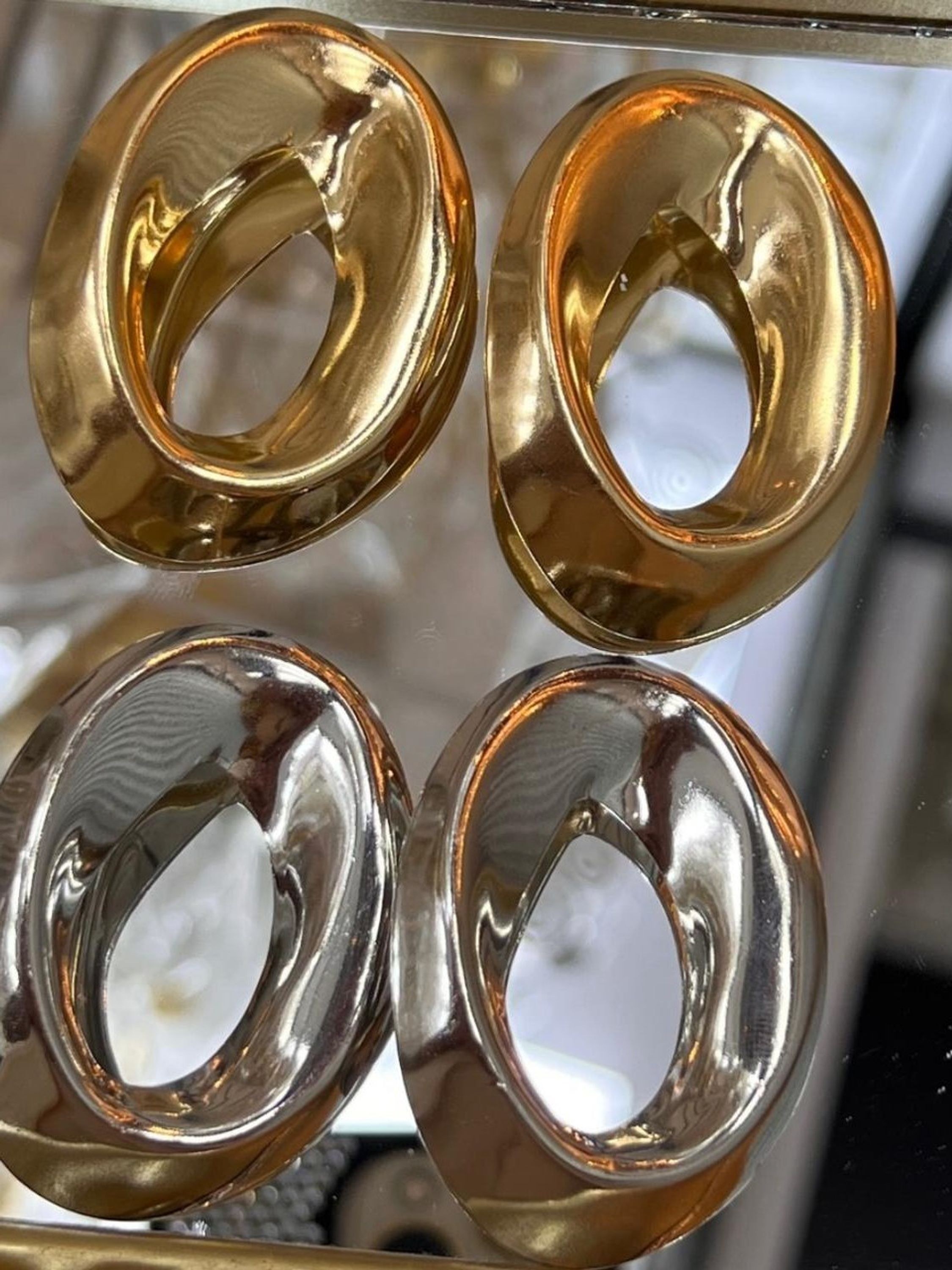 Brinco Moda Orgânico Banhado