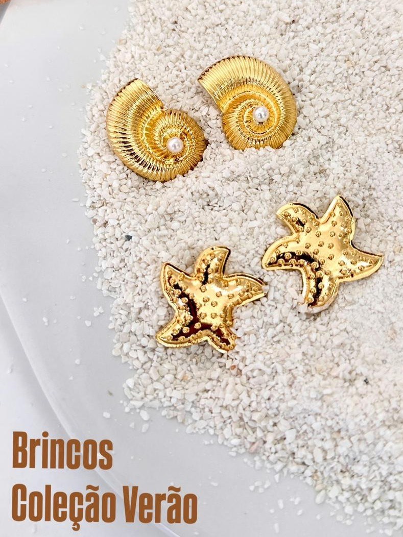 Brinco Tendência Moda Praia Verão